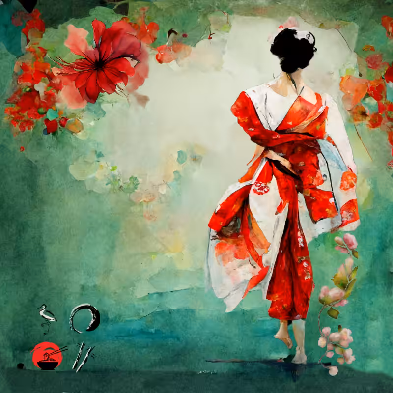 The dancing geisha #25
