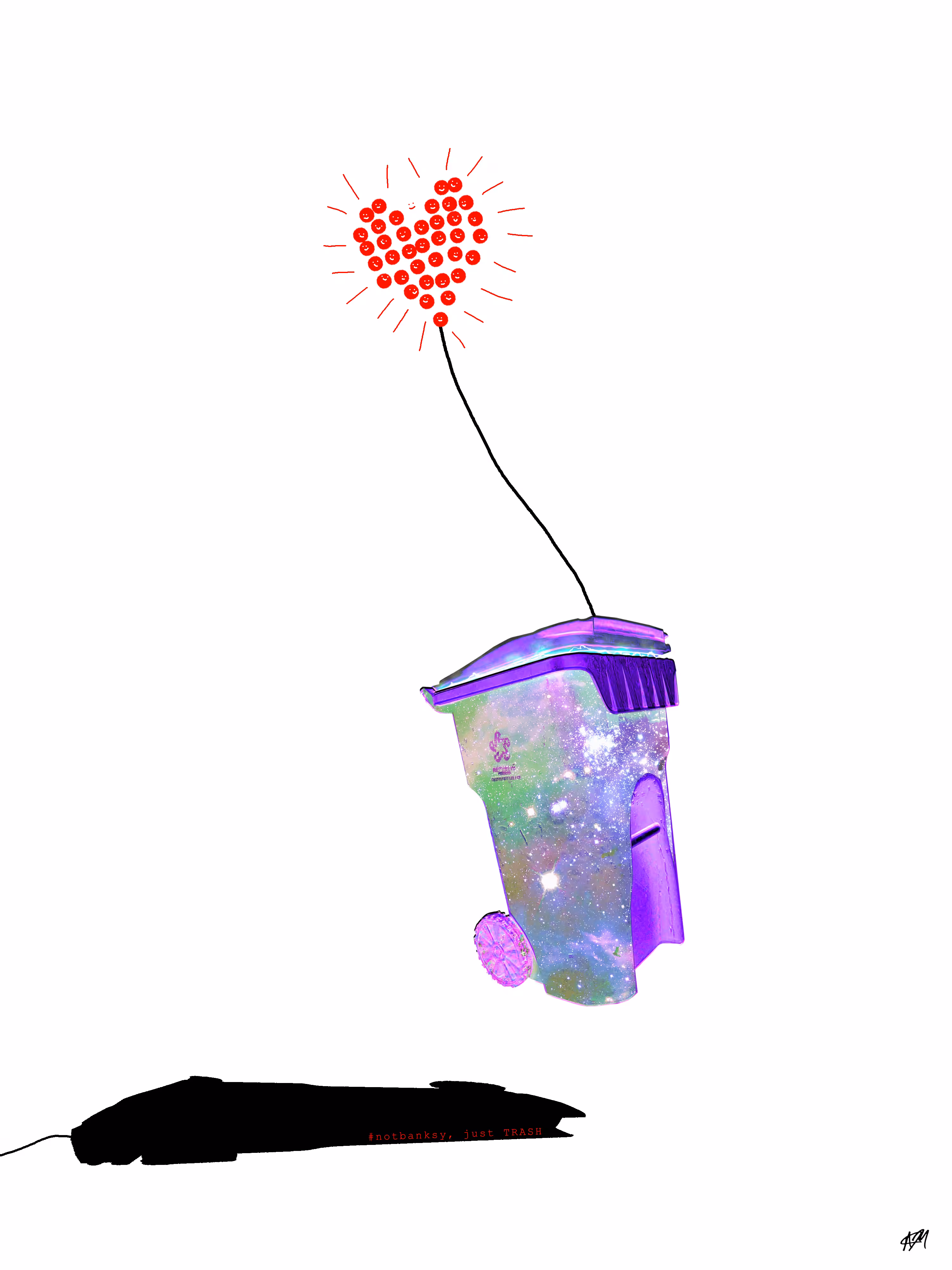 #notbanksy, just TRASH