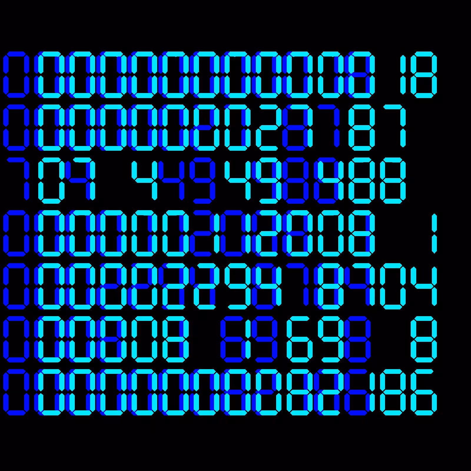 Digits #606