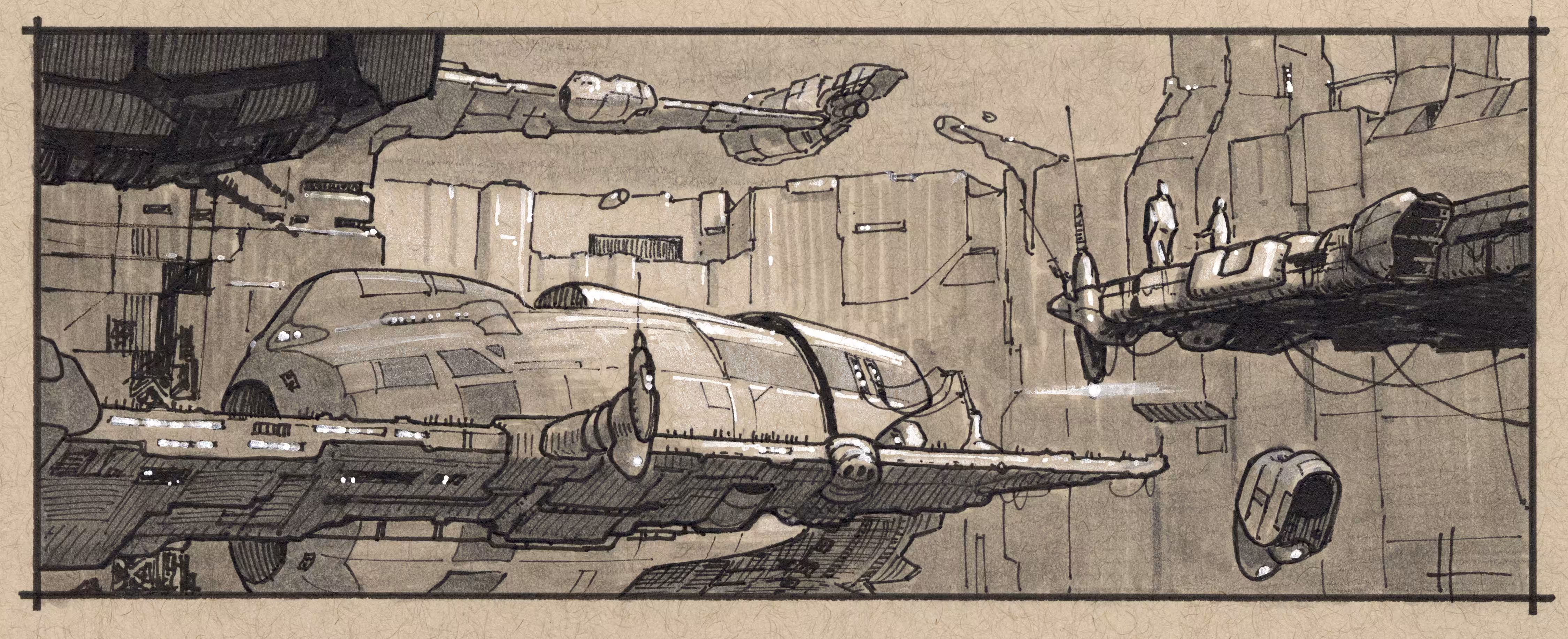 Spaceport. Toned_Sketches_Pg06_01