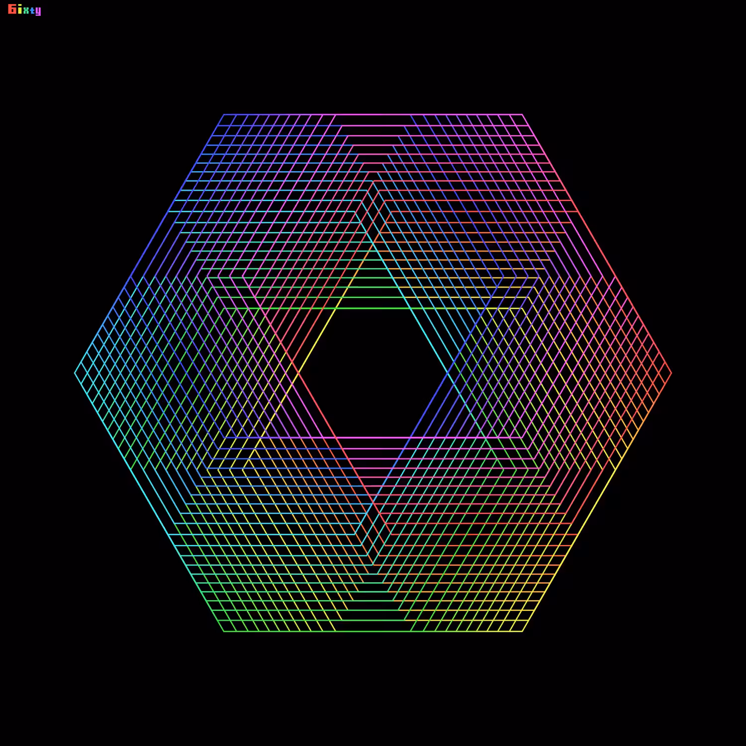 Simple Shapes - 01 Hexagons