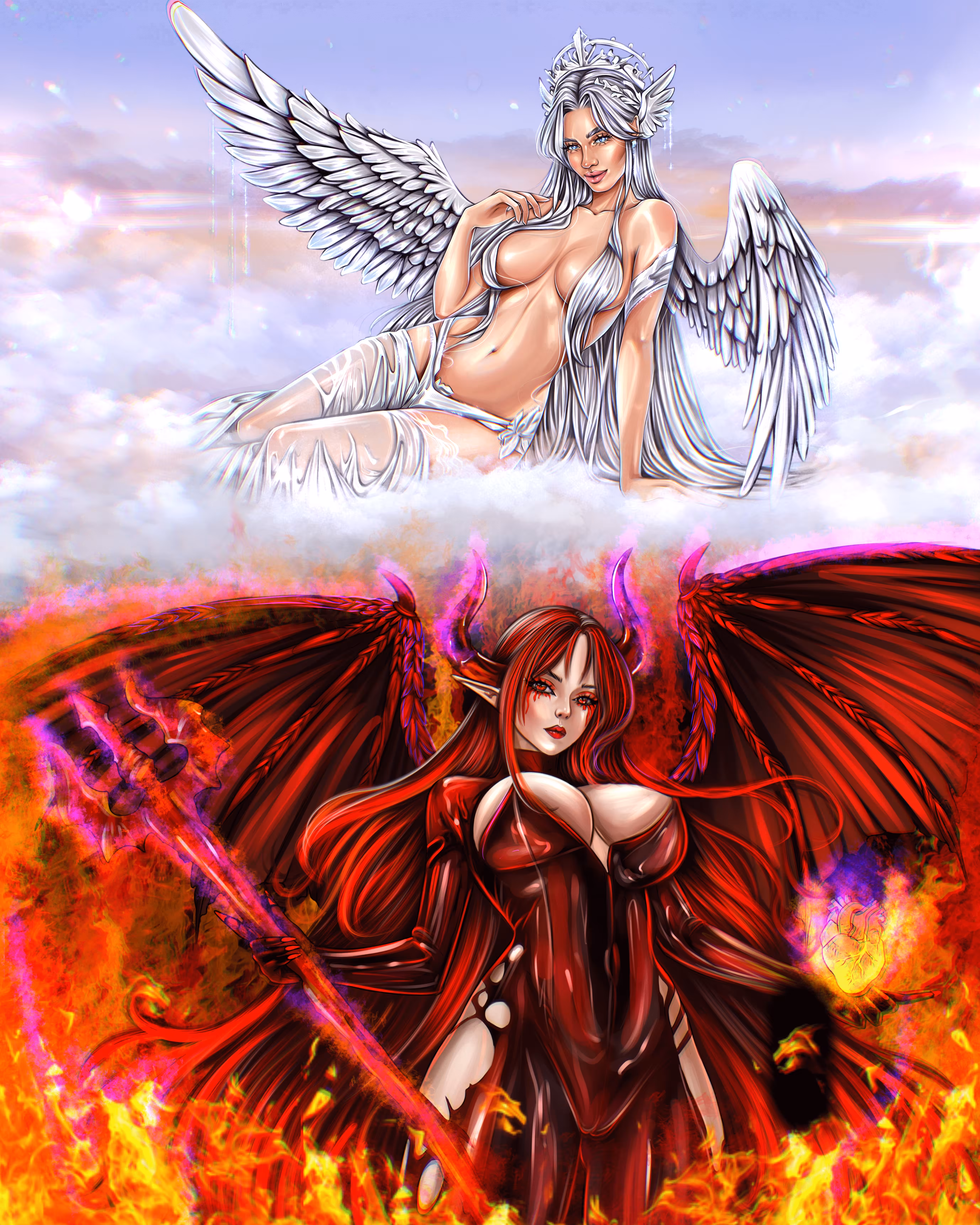 Angel and Demon. Start