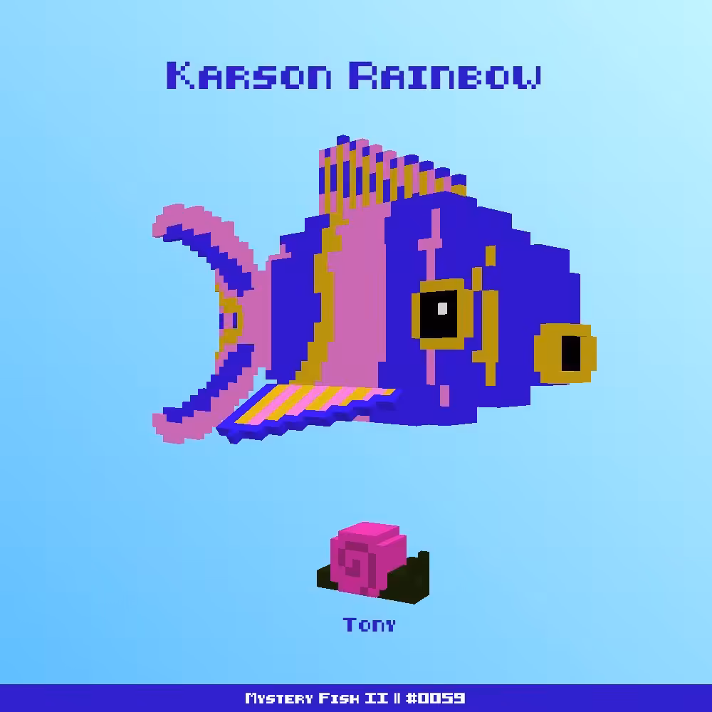 Karson Rainbow :: Mystery Fish 0059/1000
