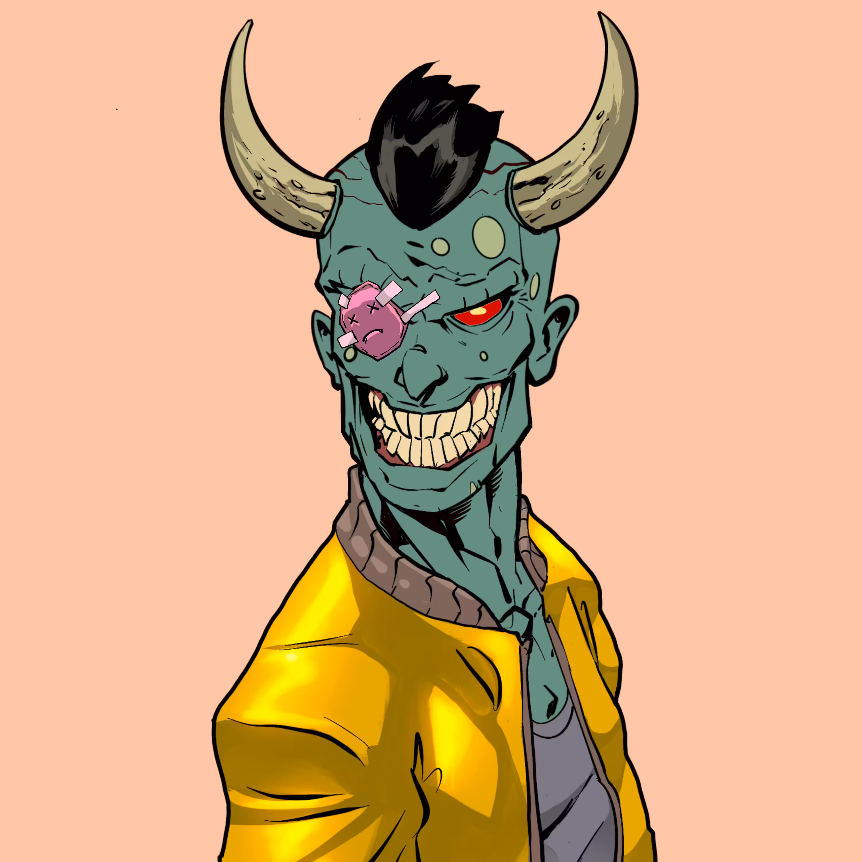 GlieseZombiesPFPs: GlieseZombiePFP #666