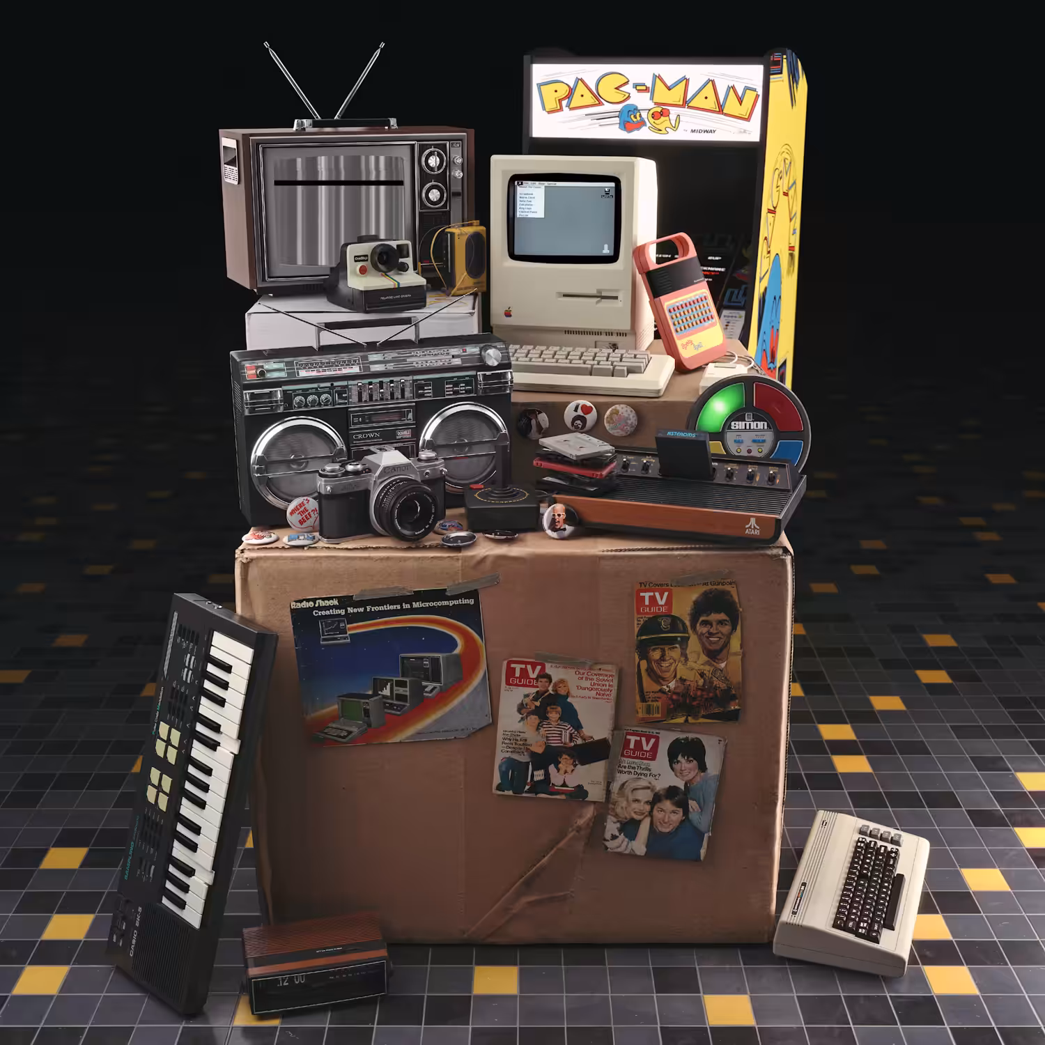Unboxing Memories: Electronics