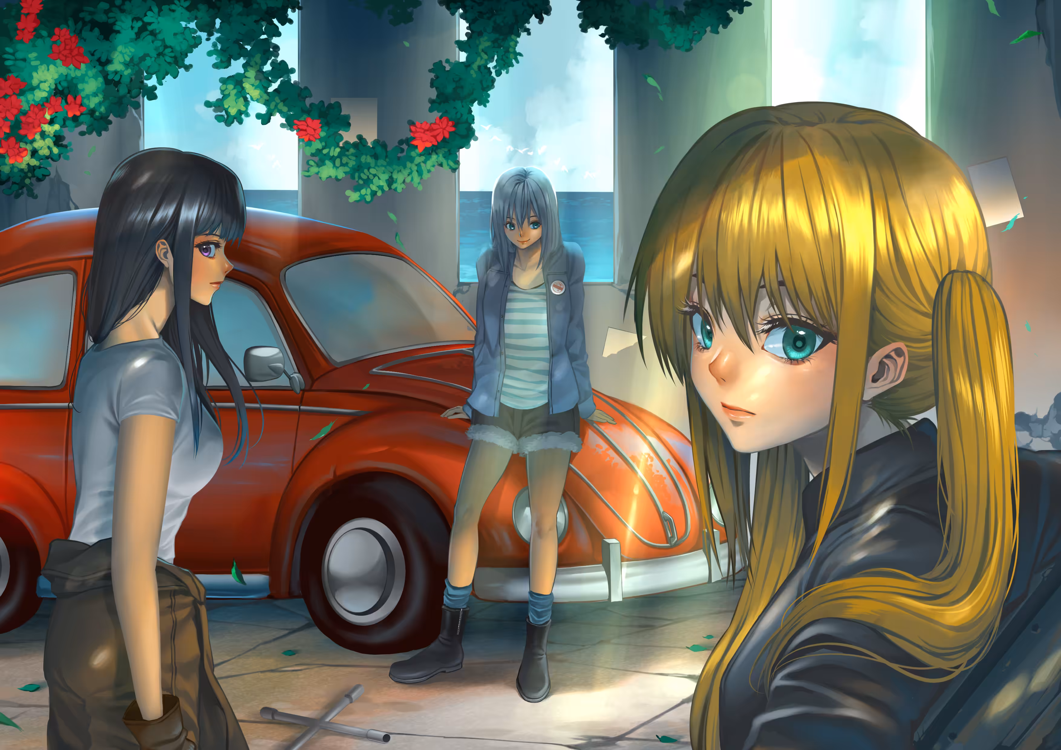 Trio_SS Anime style