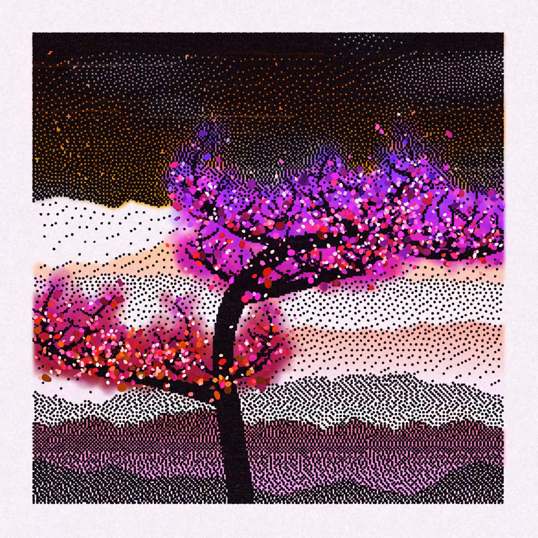Dithered Branches #35