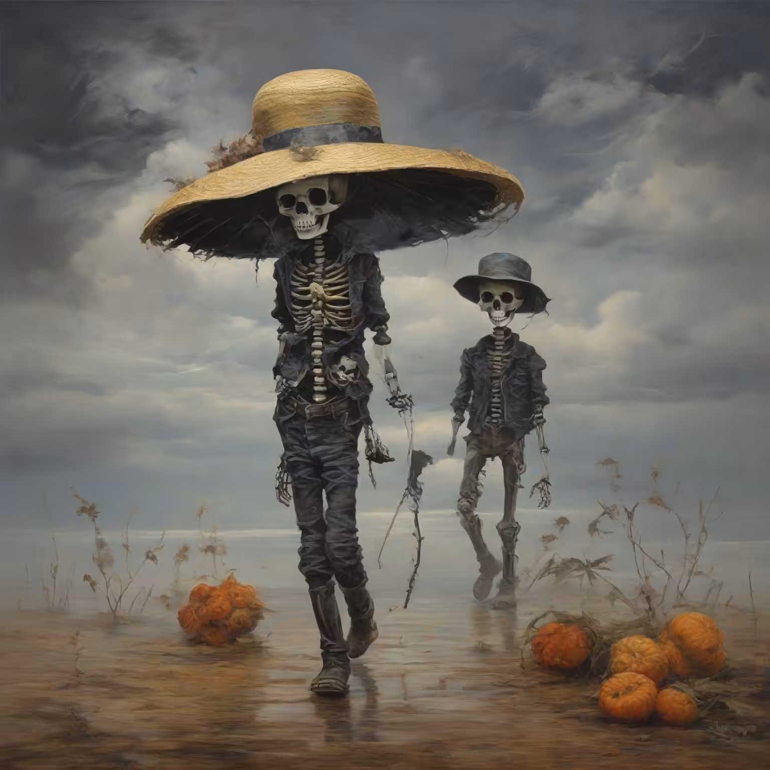 Skeleton is in love