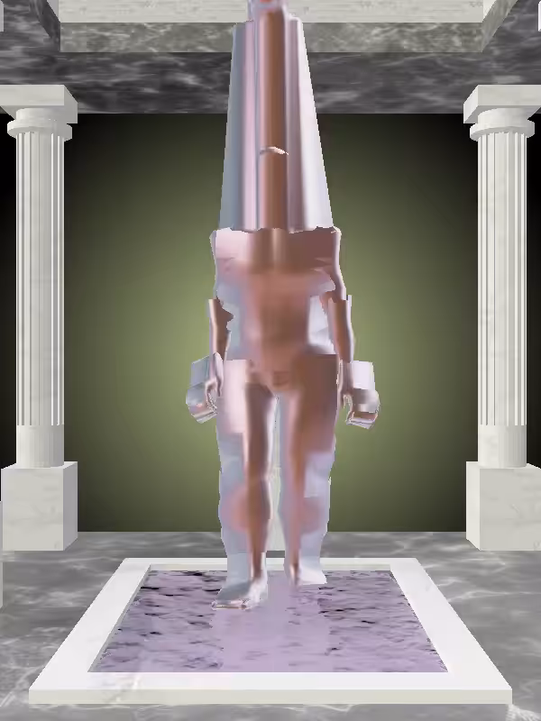 HeavenComputer: The Receding Rosy Shimmer Man #1617