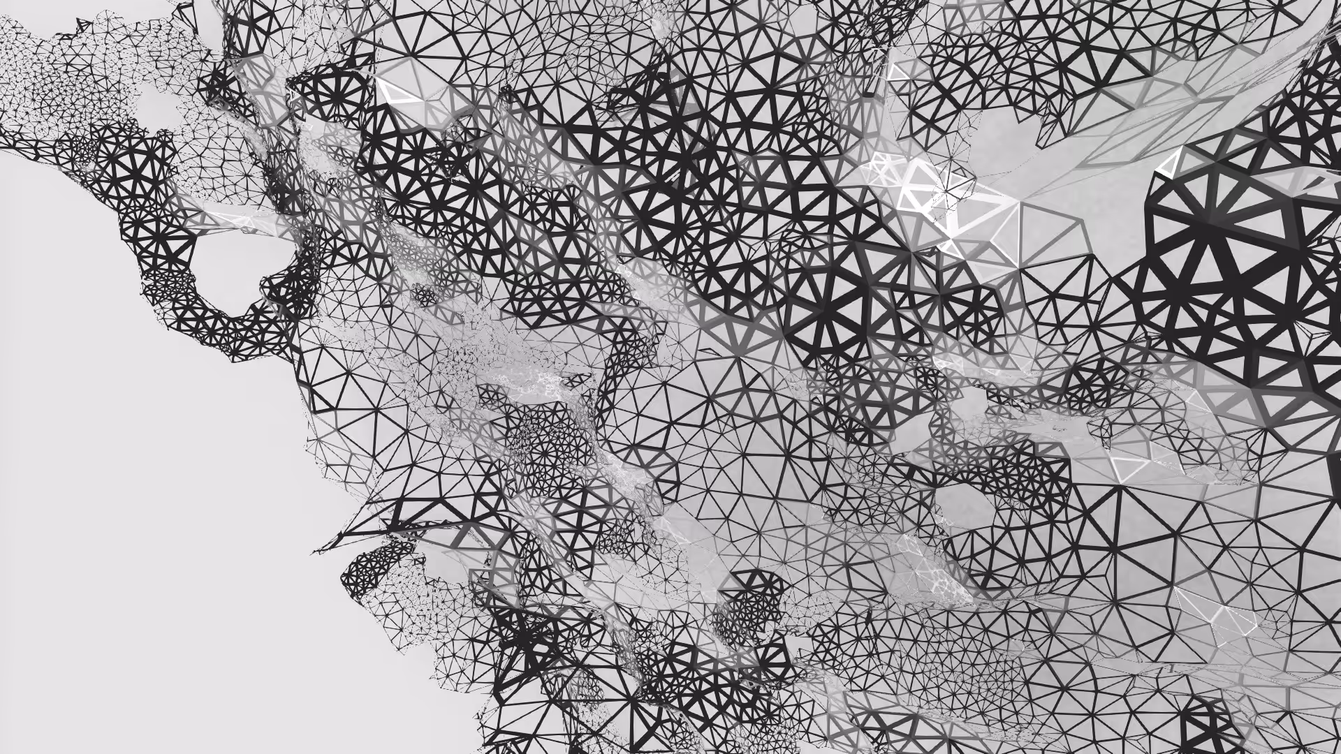 Generative Delauney landscape 1/5