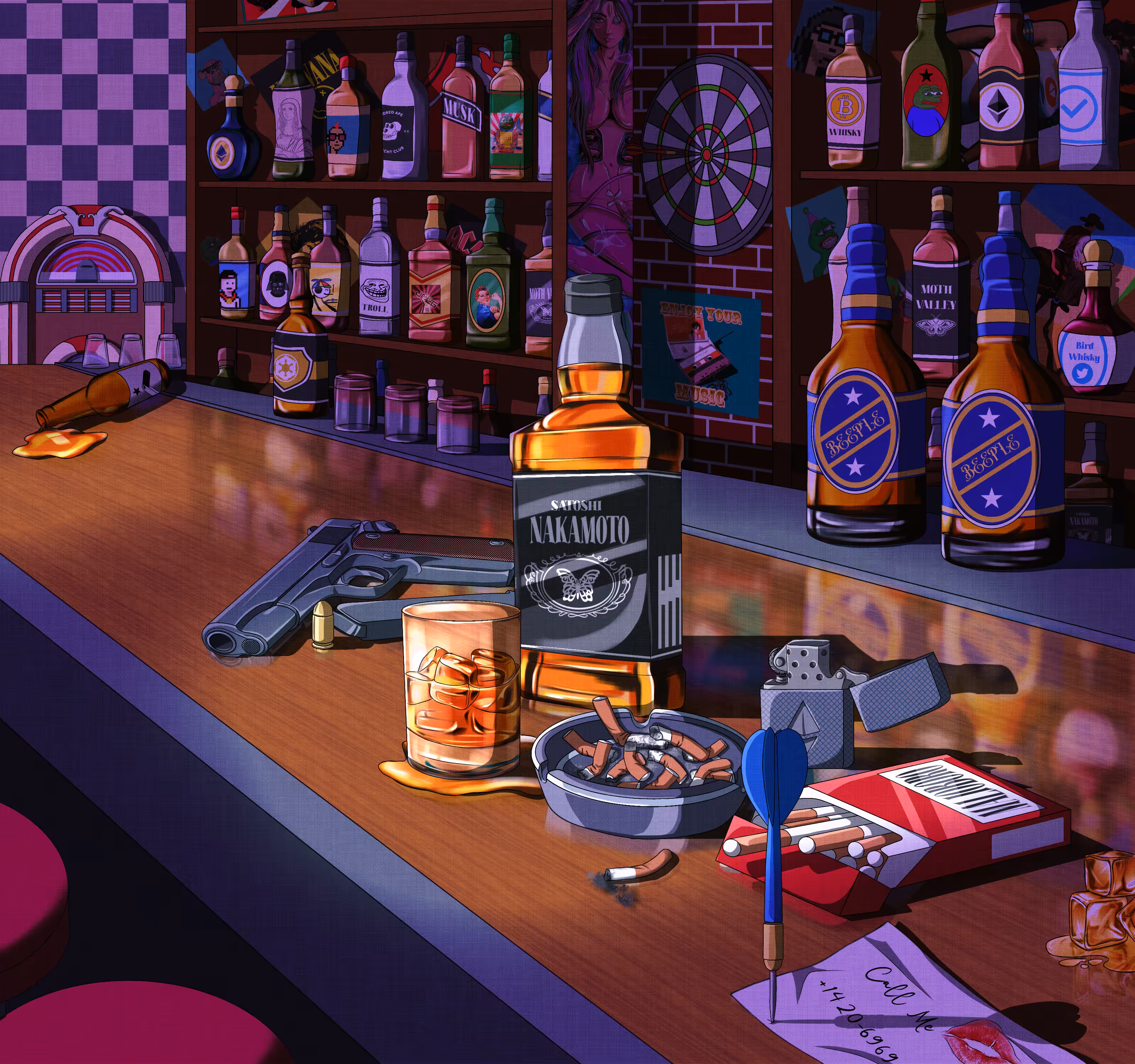 Late Night at The Bar