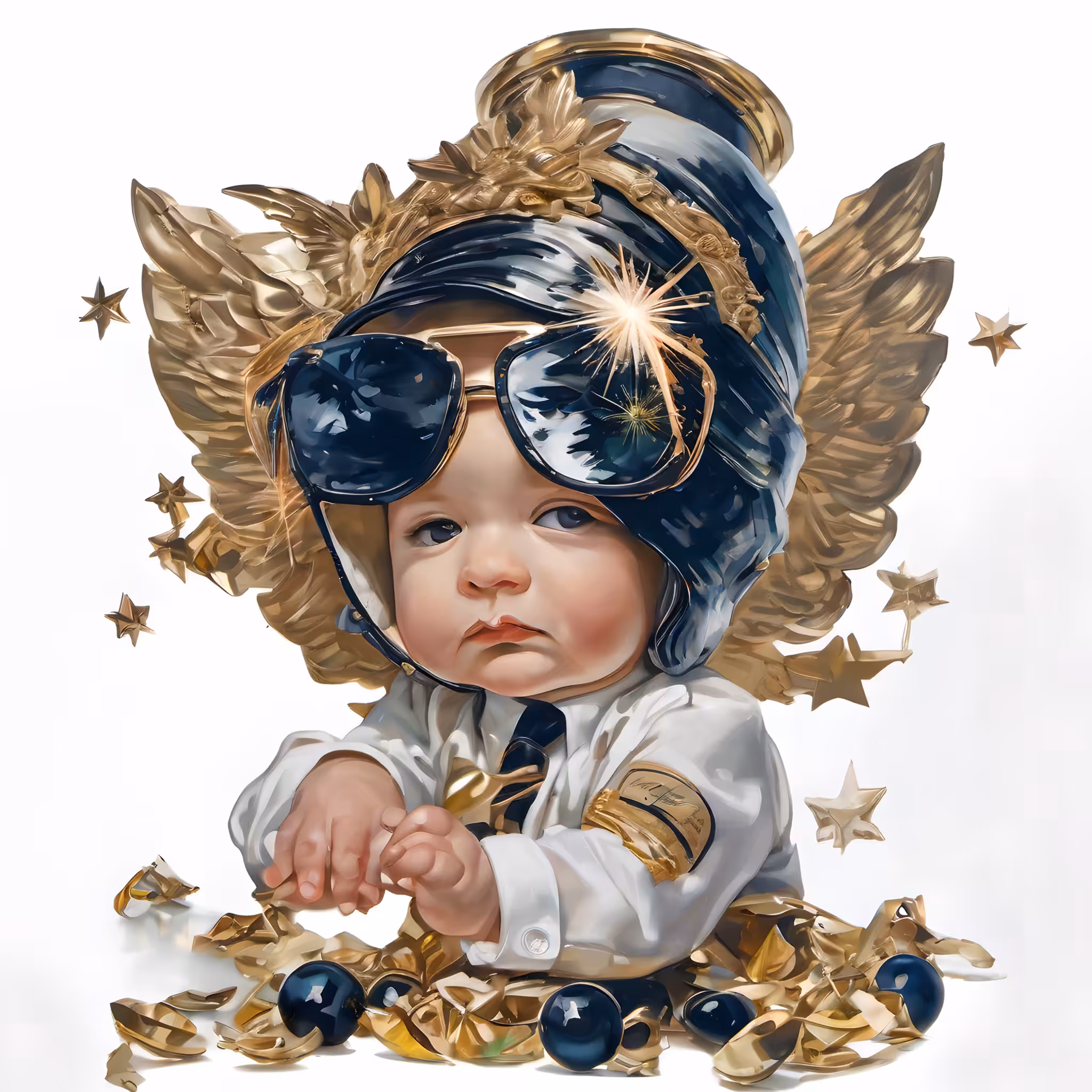 X-Ray Baby New Year (Leyendecker) #5