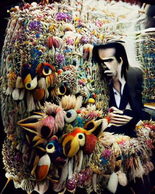 Nick Cave (pixray_genesis)