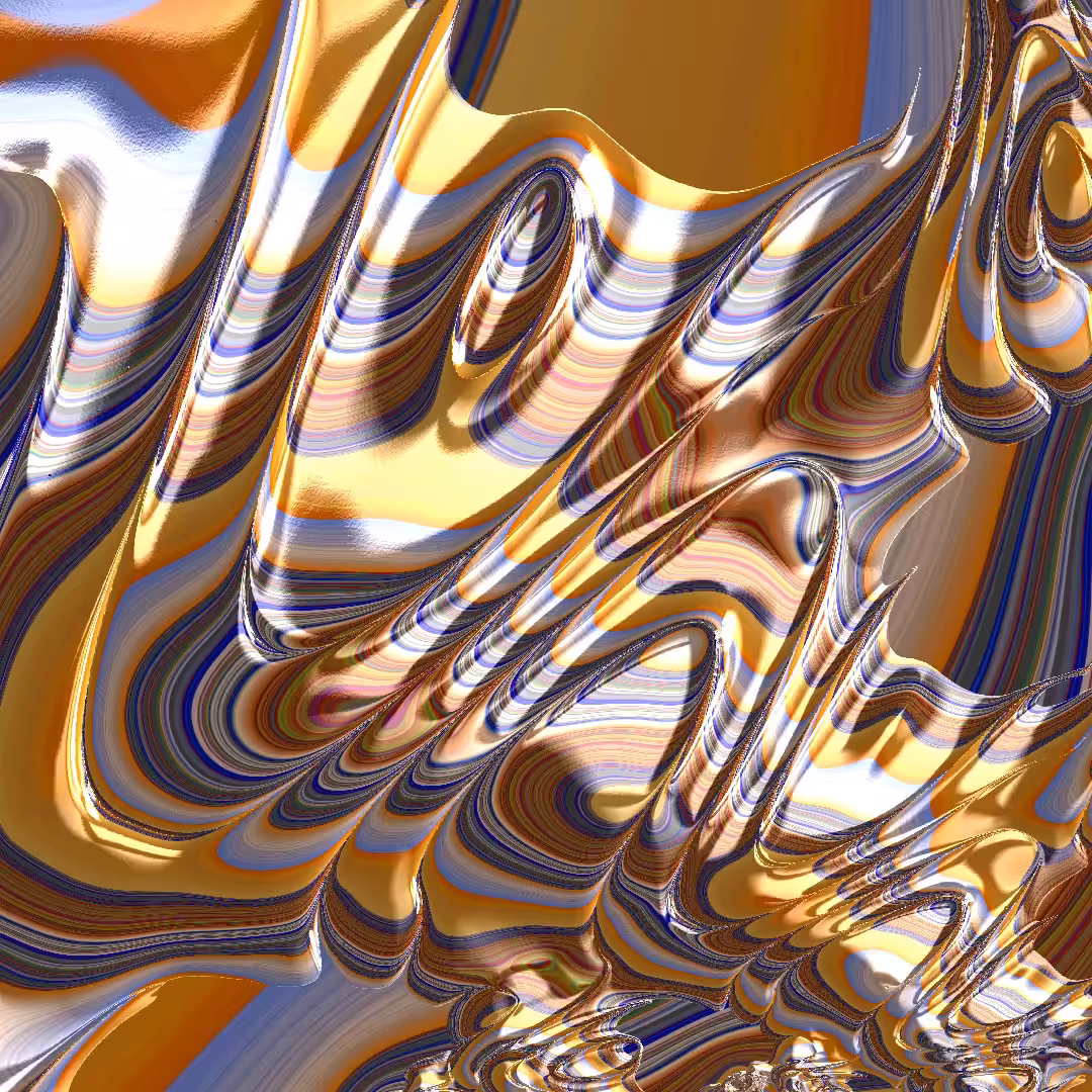 Madagascar Banded Agate Raw Gemstone in Generative Art
