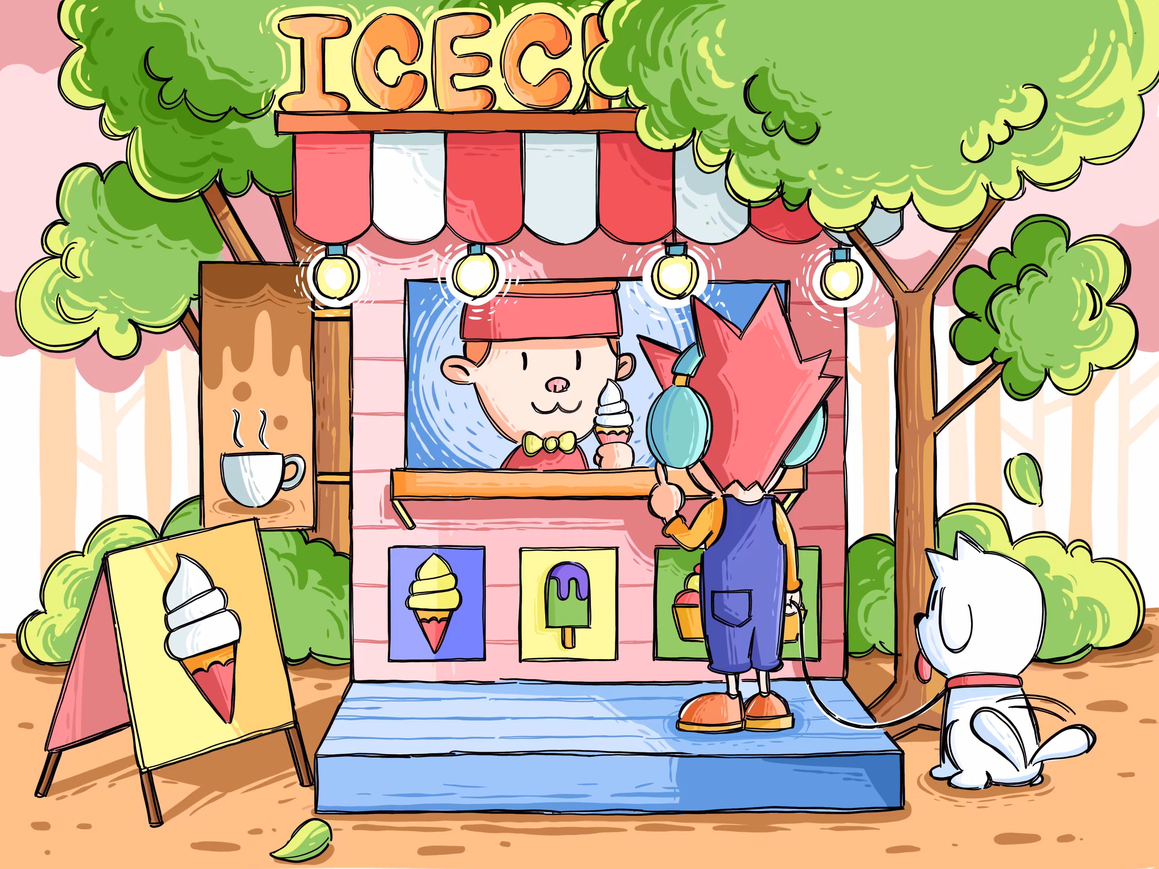 ice cream shop