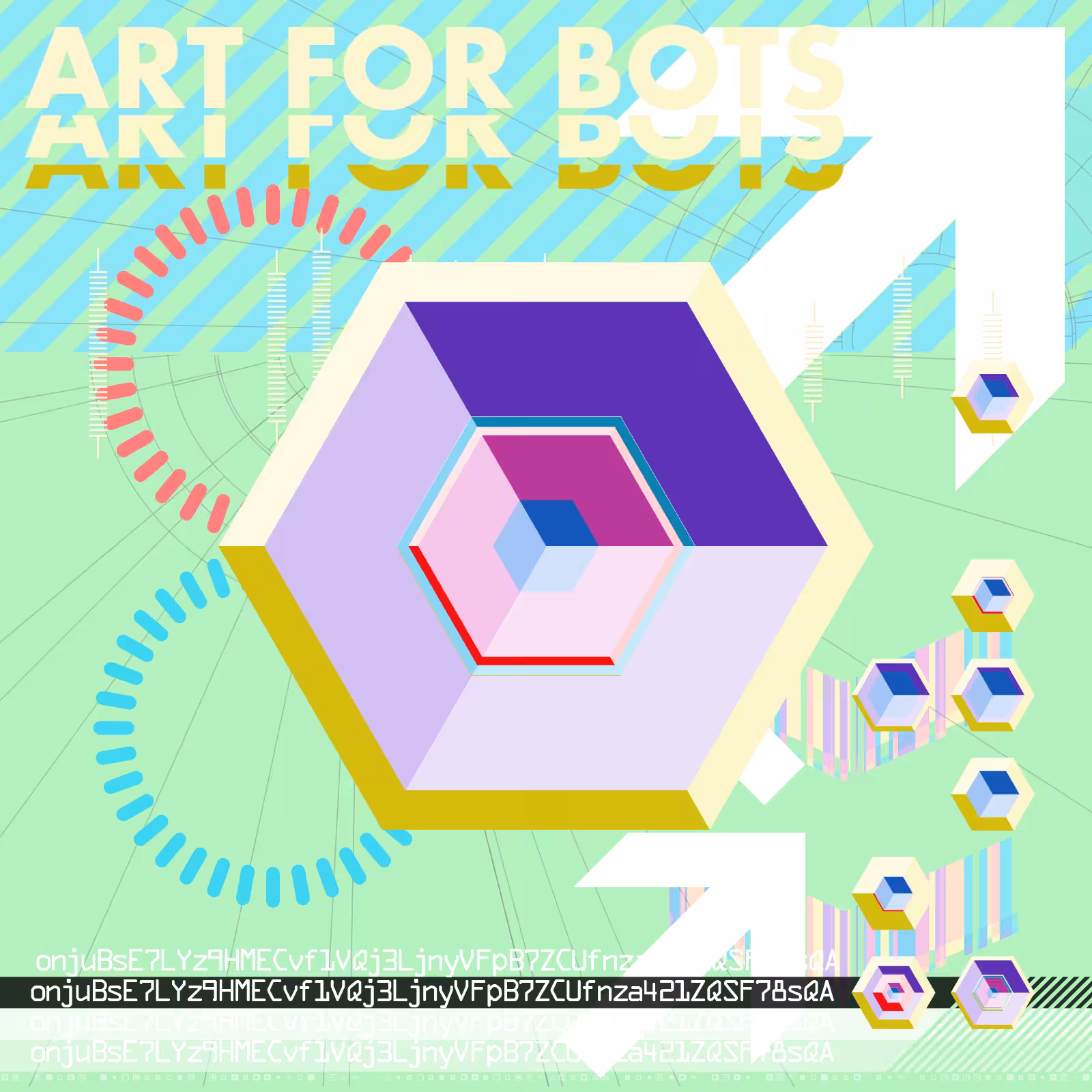 Hexagones - Art for Bots for Humans #25