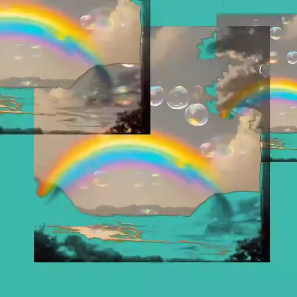 rainbow sprites | teal