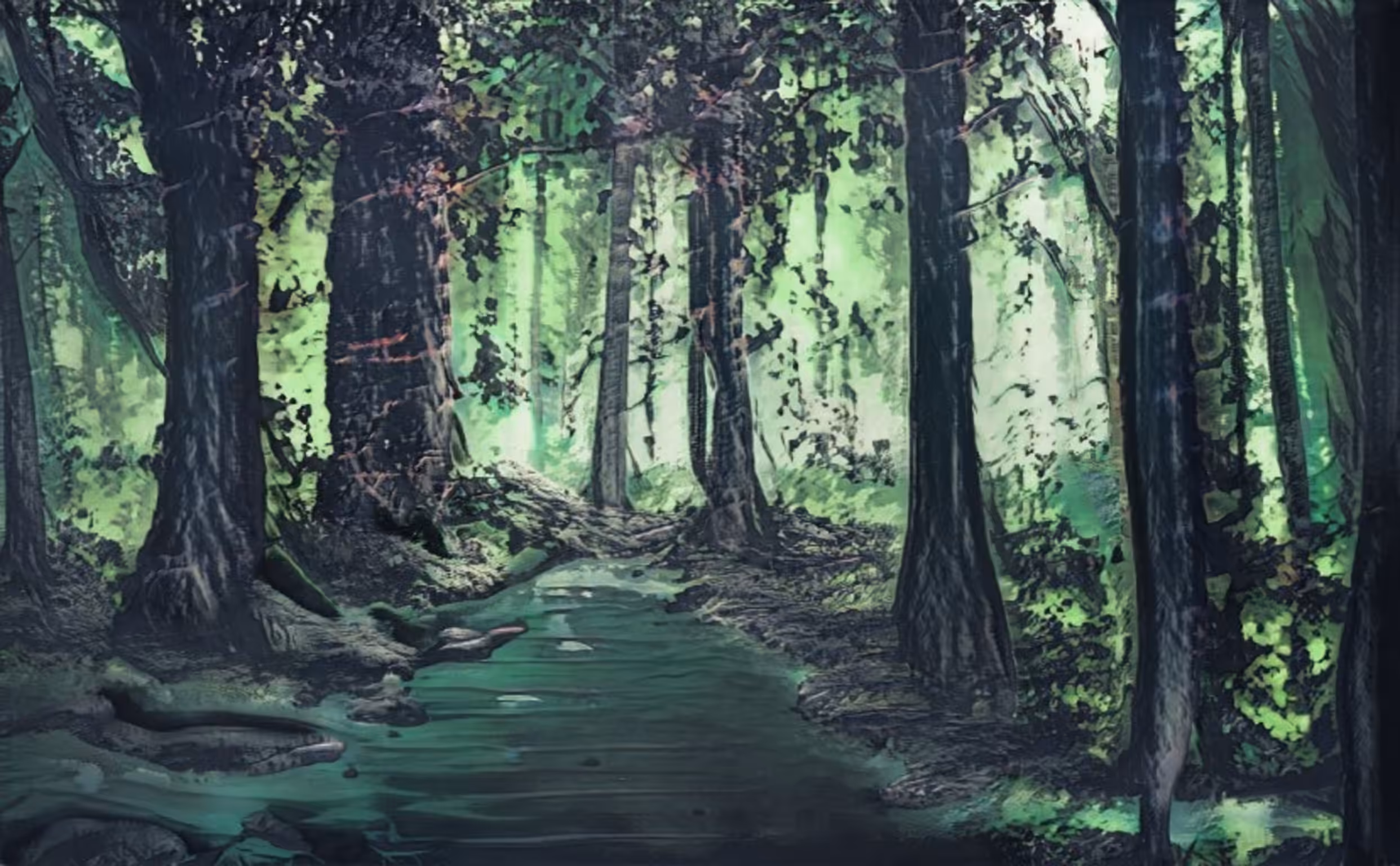 CRAZY PAINTINGS: The forest