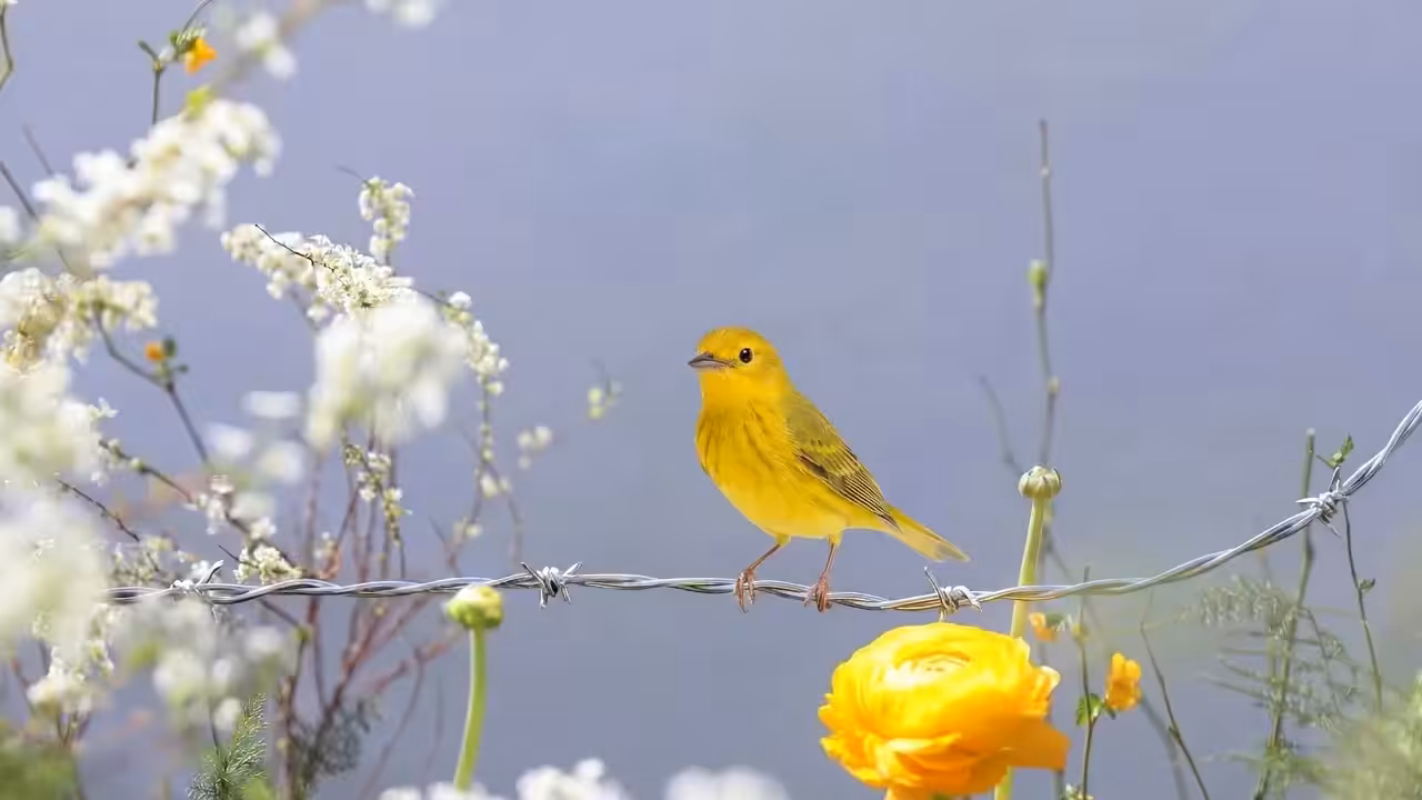 Birds Observations: Marigold, Where Water Meets Sun