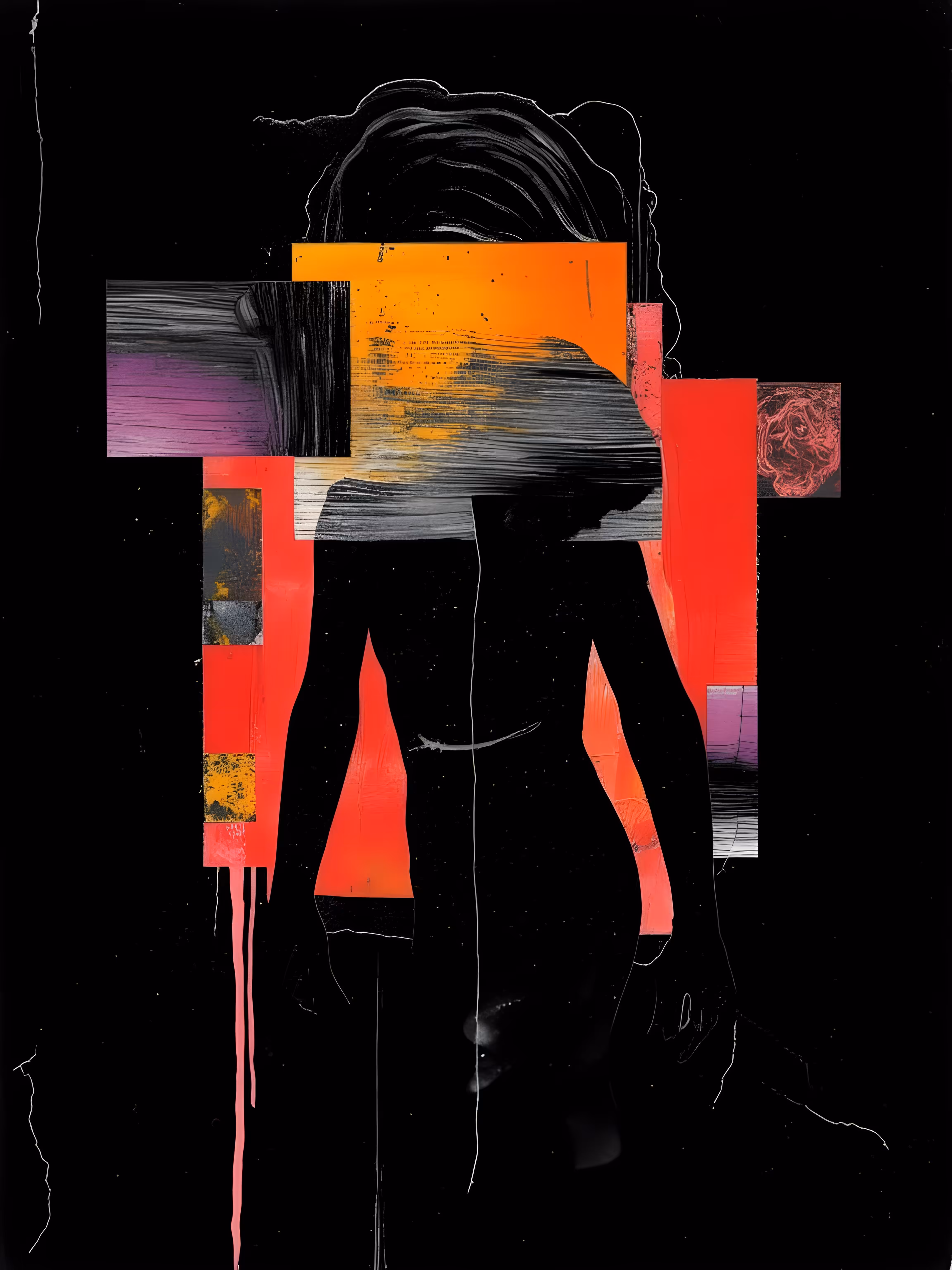 Time fades the shapes, memory blurs, the only reality is the heartbeat and a fading breath, will I be here tomorrow?