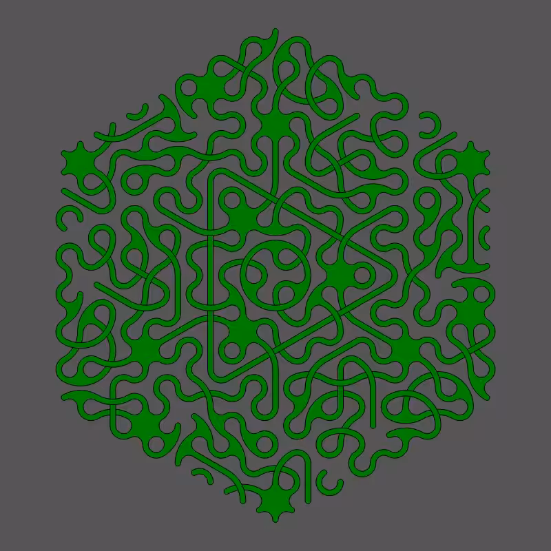 Threefold Symmetry - Dark Variations #243