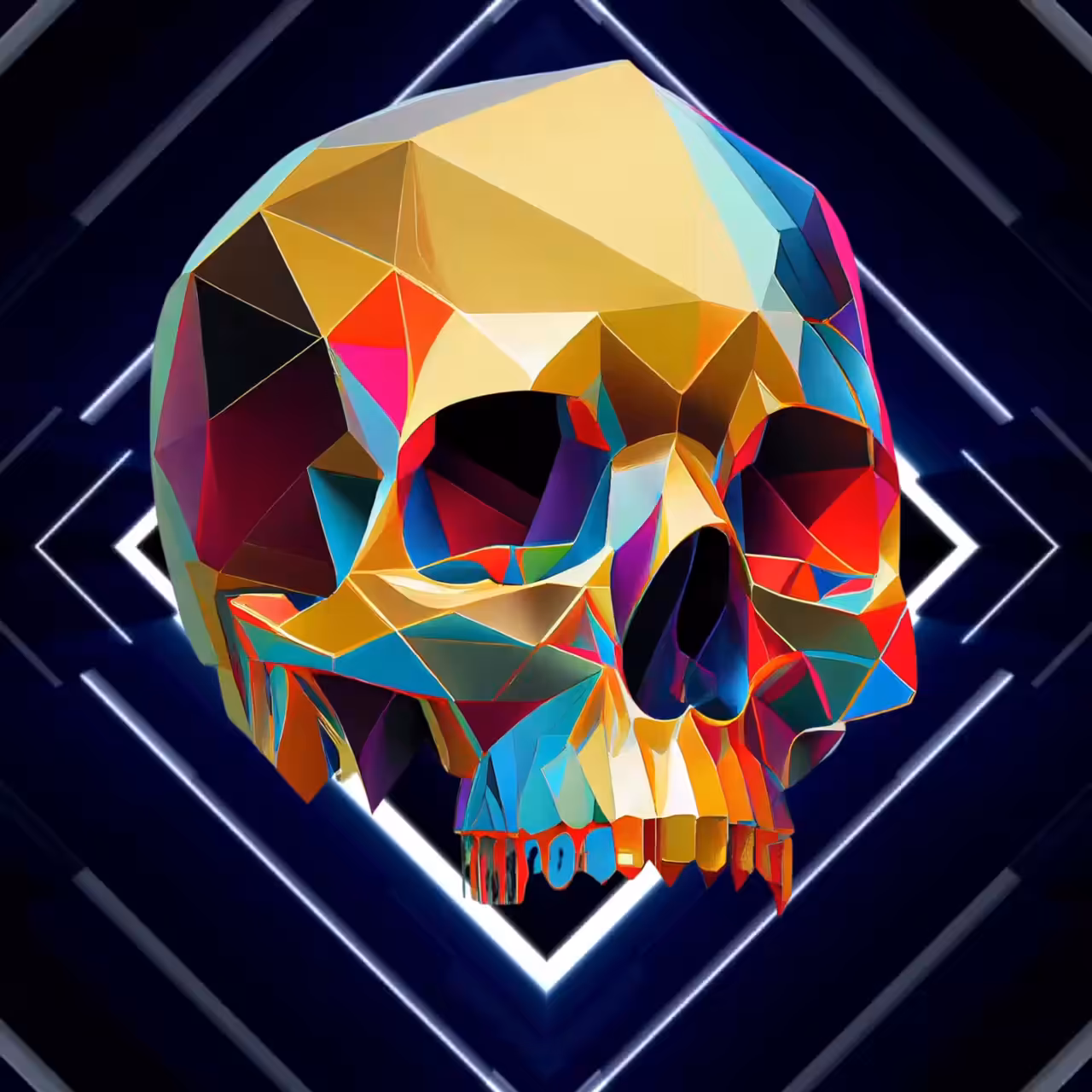 Geometric Skull • Pulse