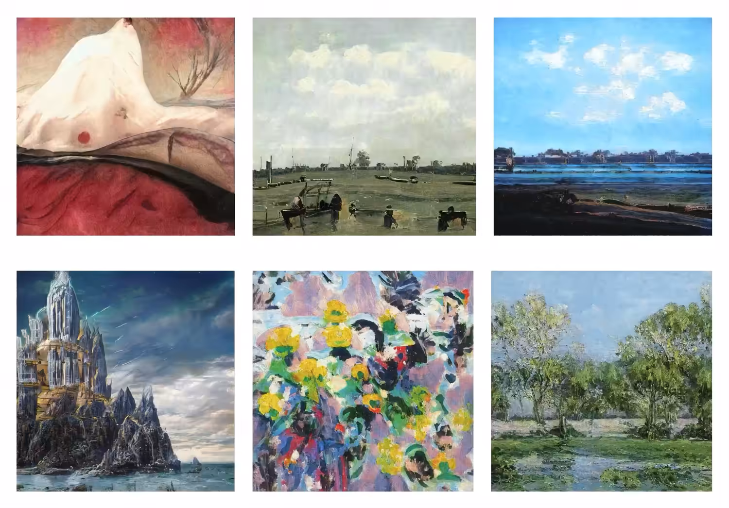 Algorithmic Landscapes: Explorations of the Infinite