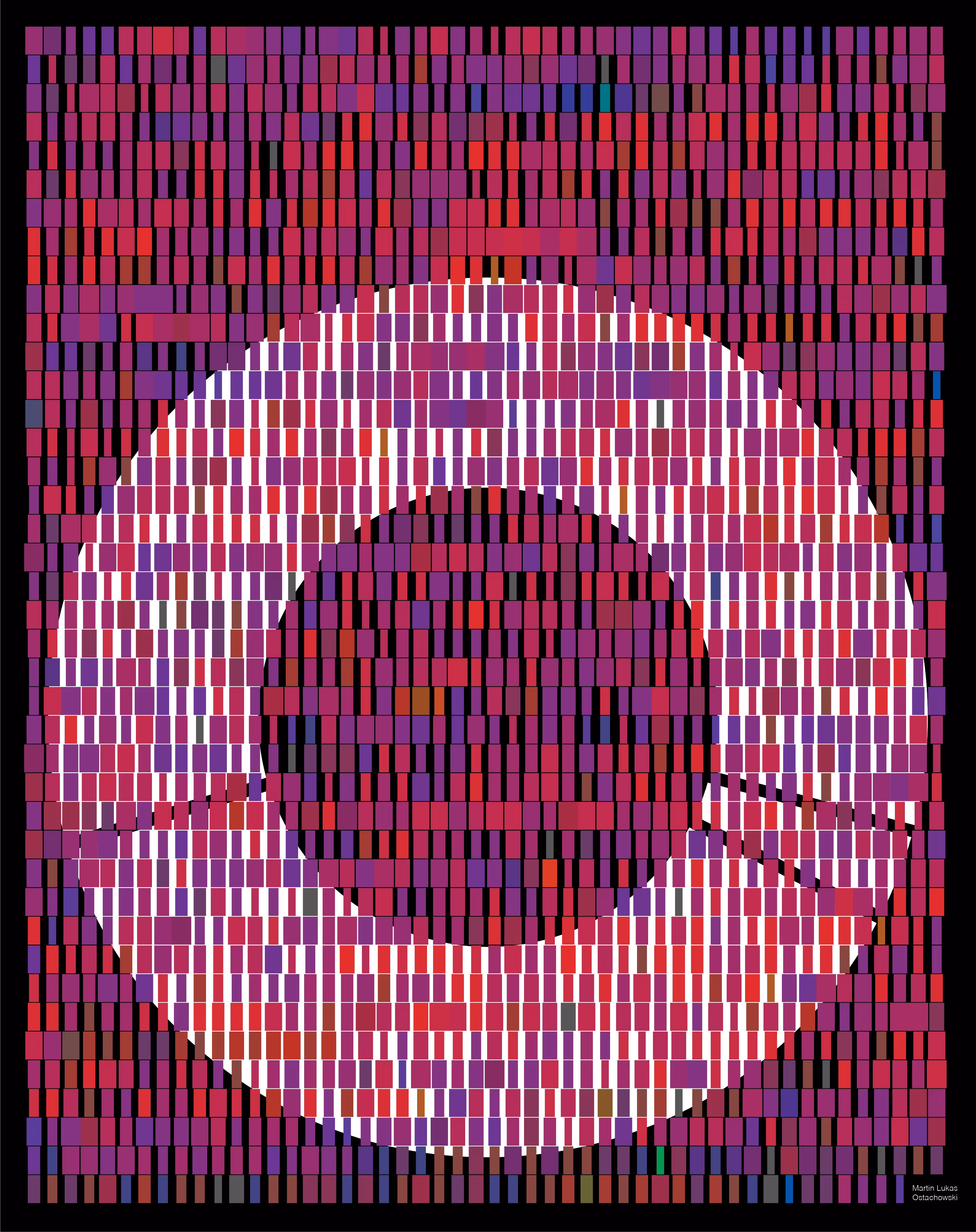 Seed Phrase Words Visualization RGBCSV Black Edit.