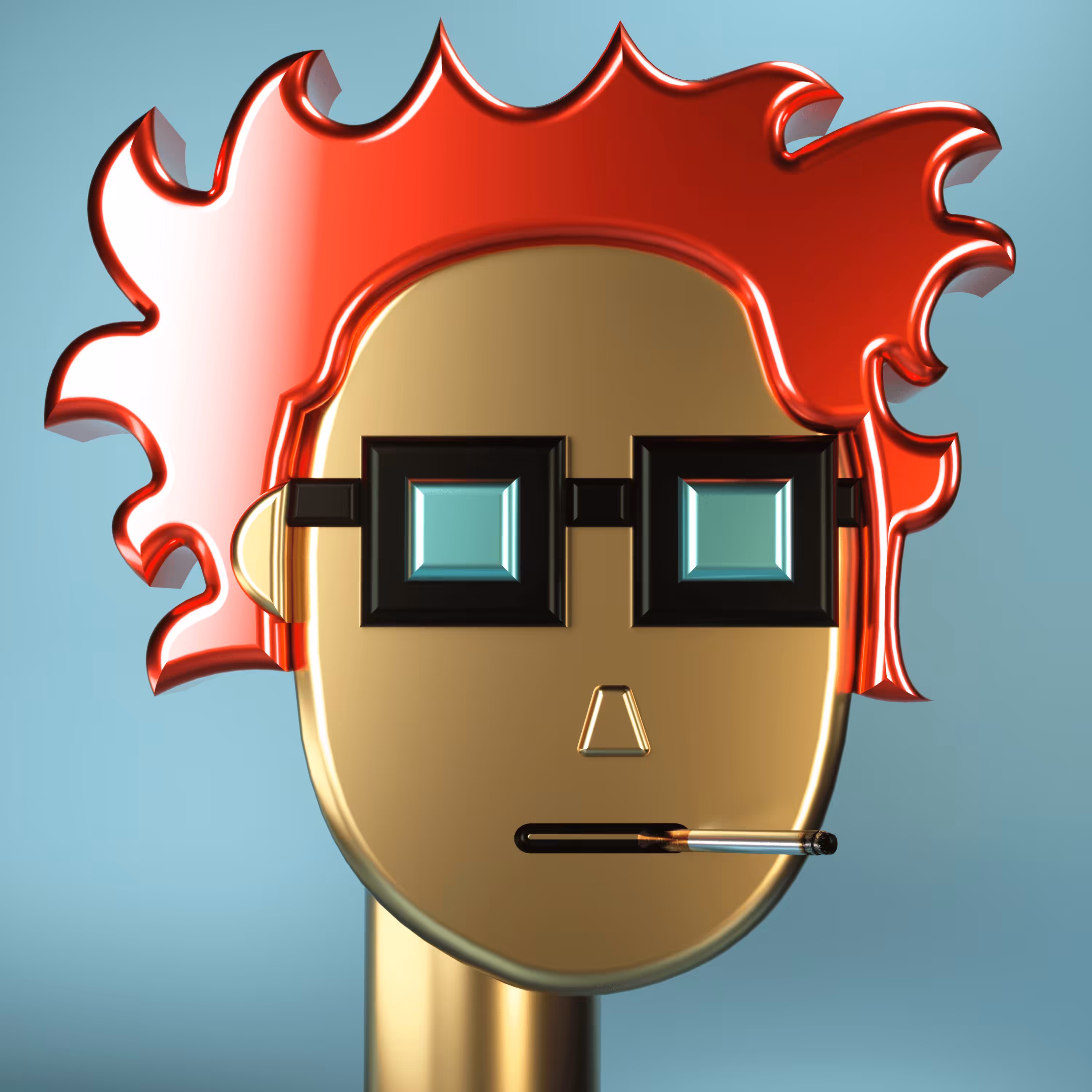 3D Chrome Punk #0495