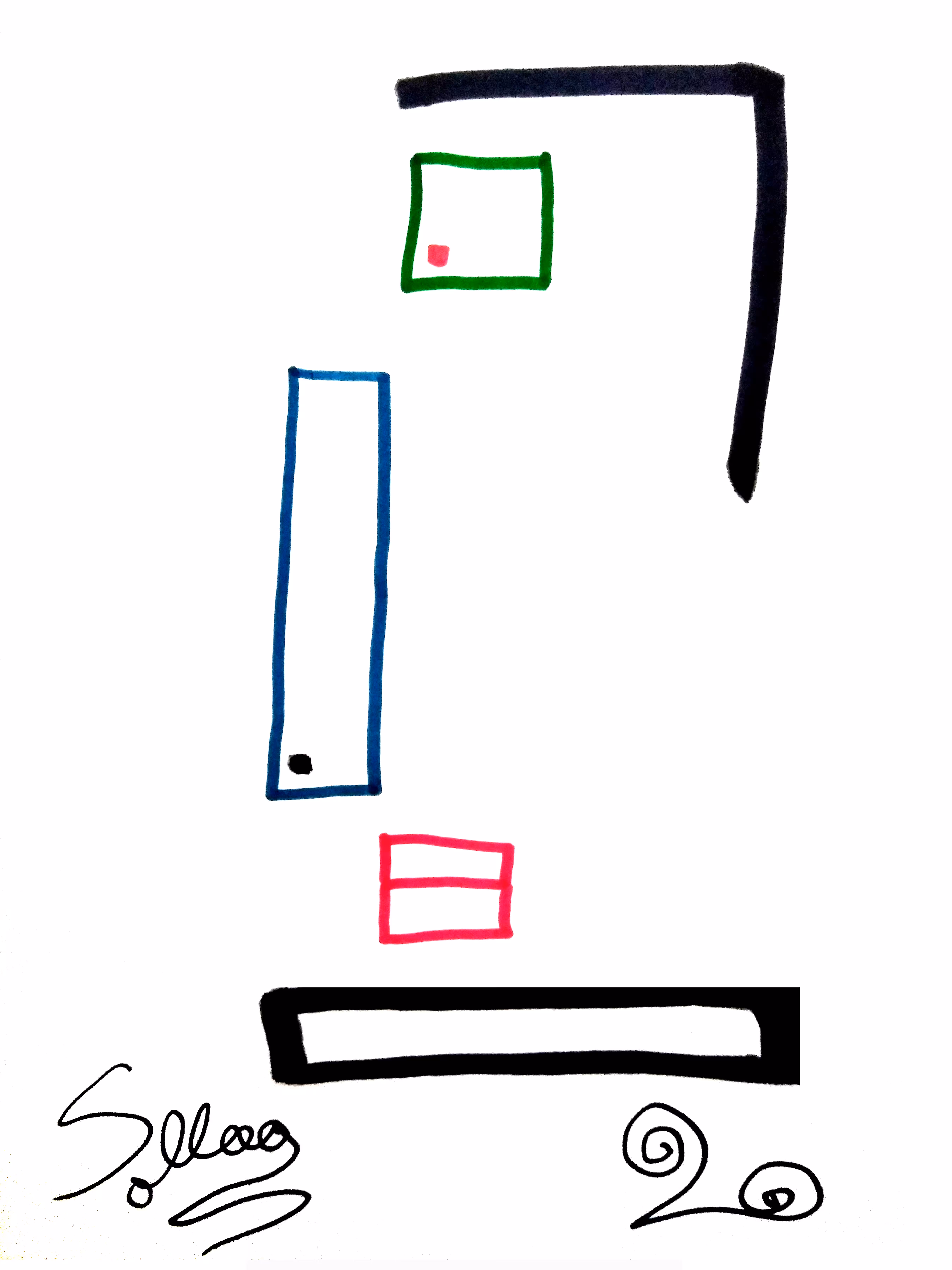 SOLLOG 1/1 NFT Rectangle Face 2020