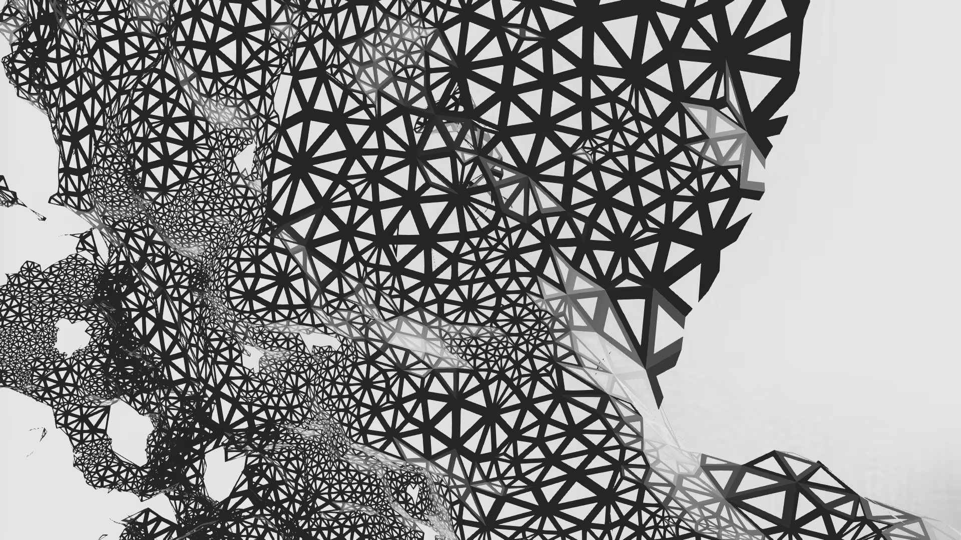 Generative Delauney landscape 2/5