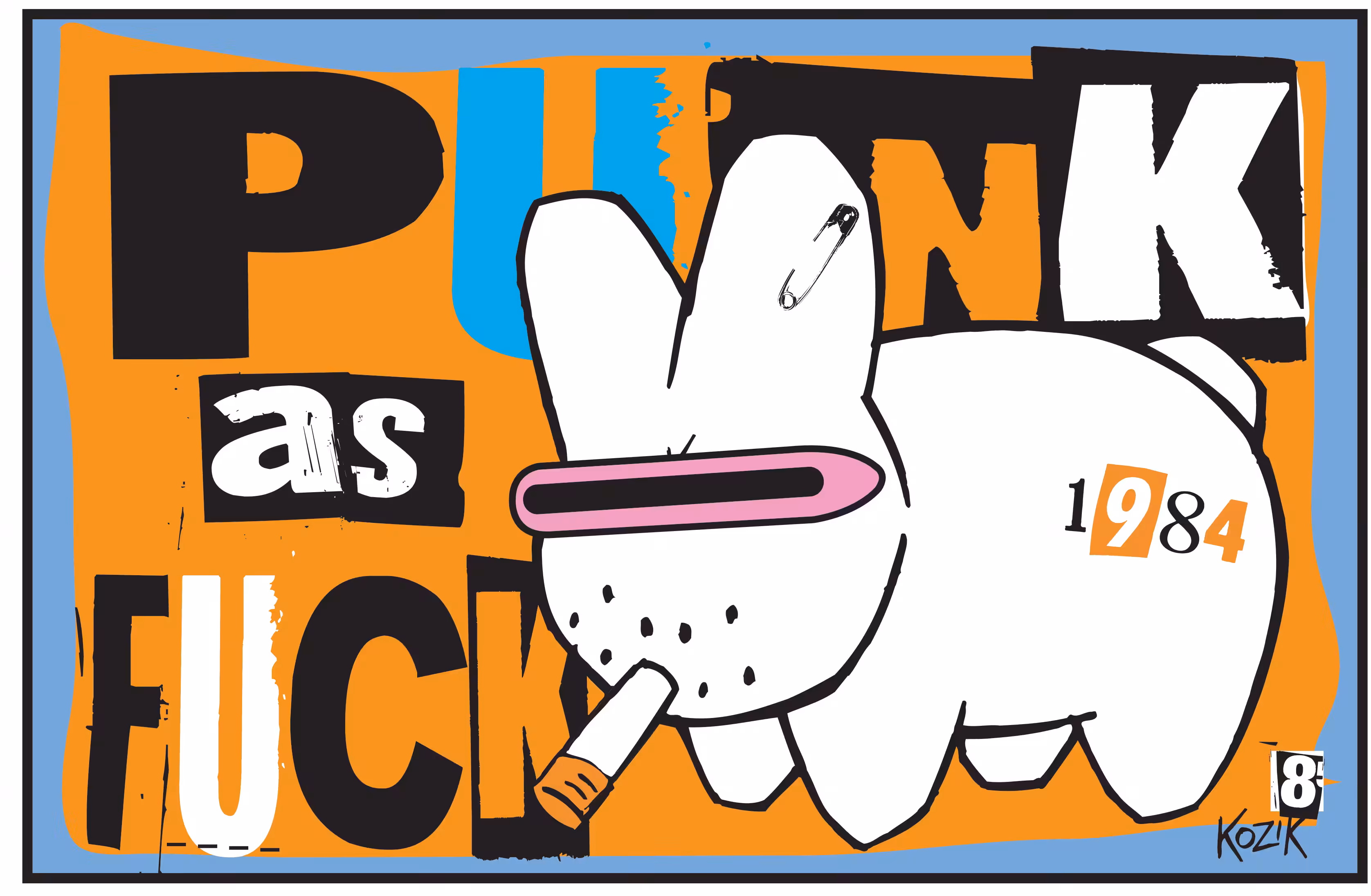 Punk As Fudge Labbit 8/10