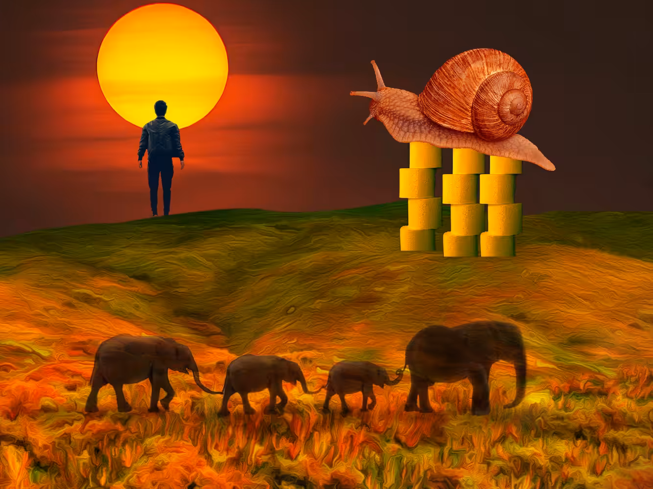Jungle Sunset 