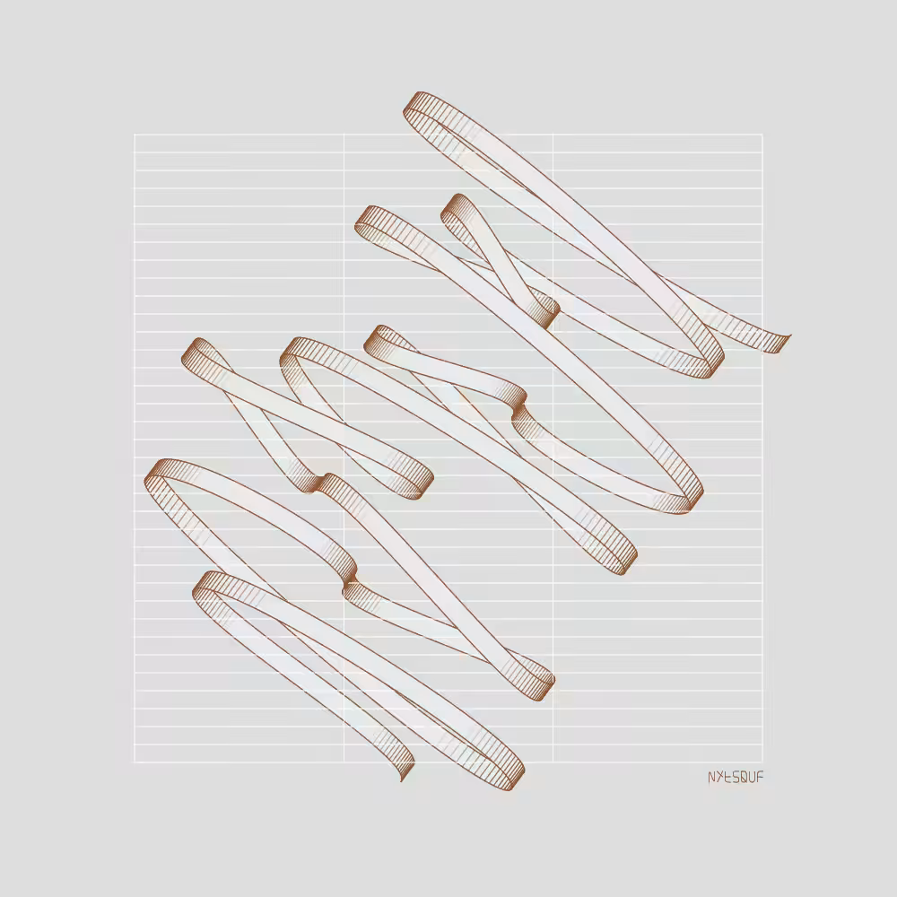 _ribbon study_ #94