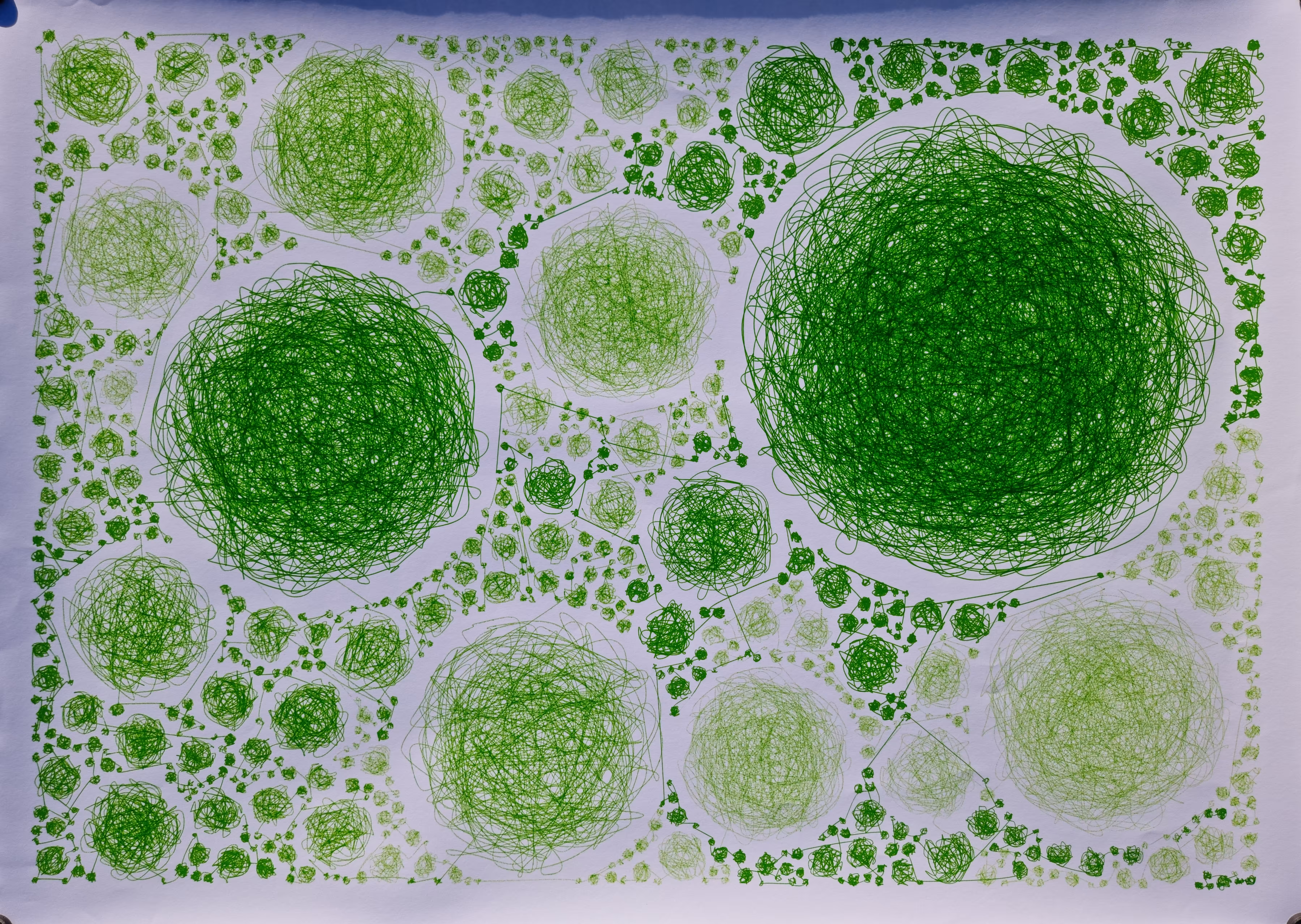 Lime Yarn Balls