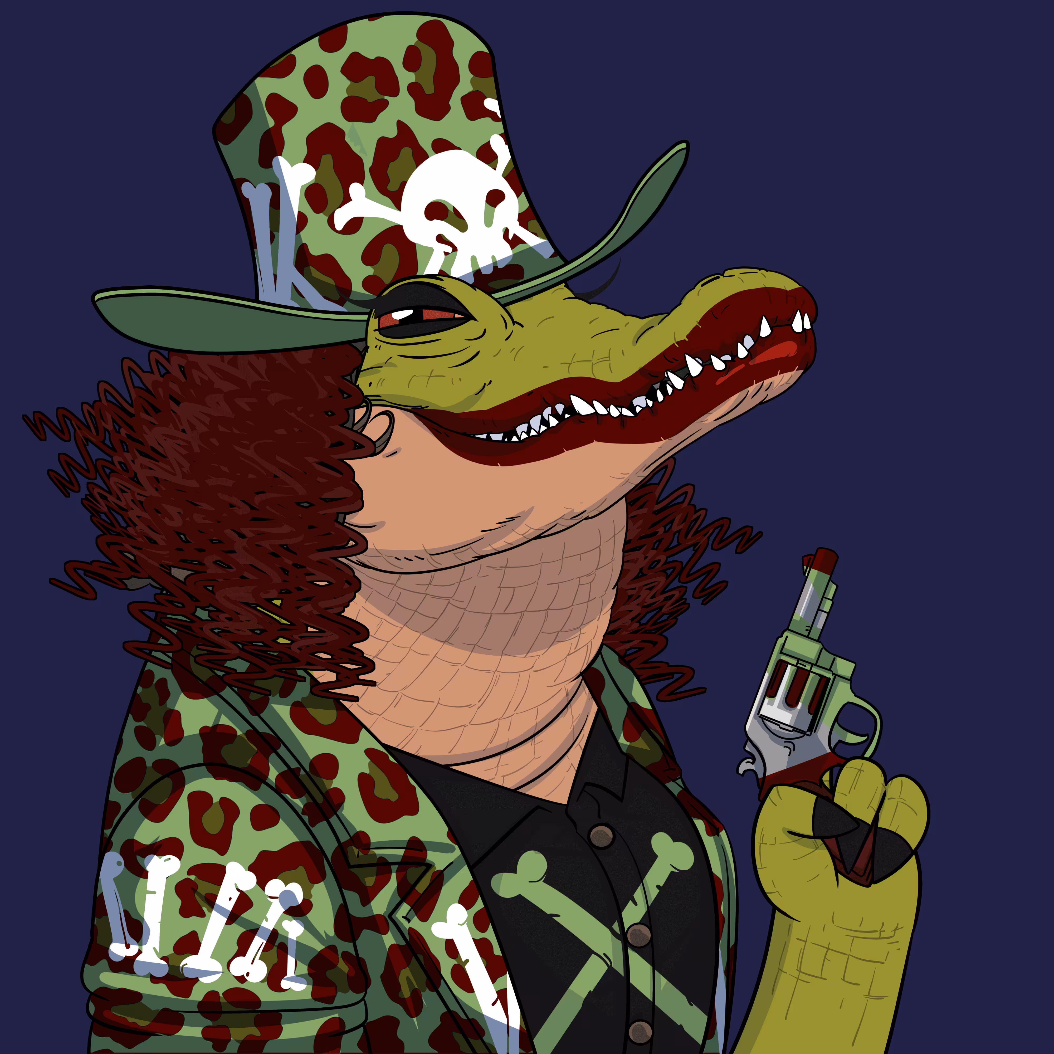 The Gangster Croco:  CrocoGothic #0163