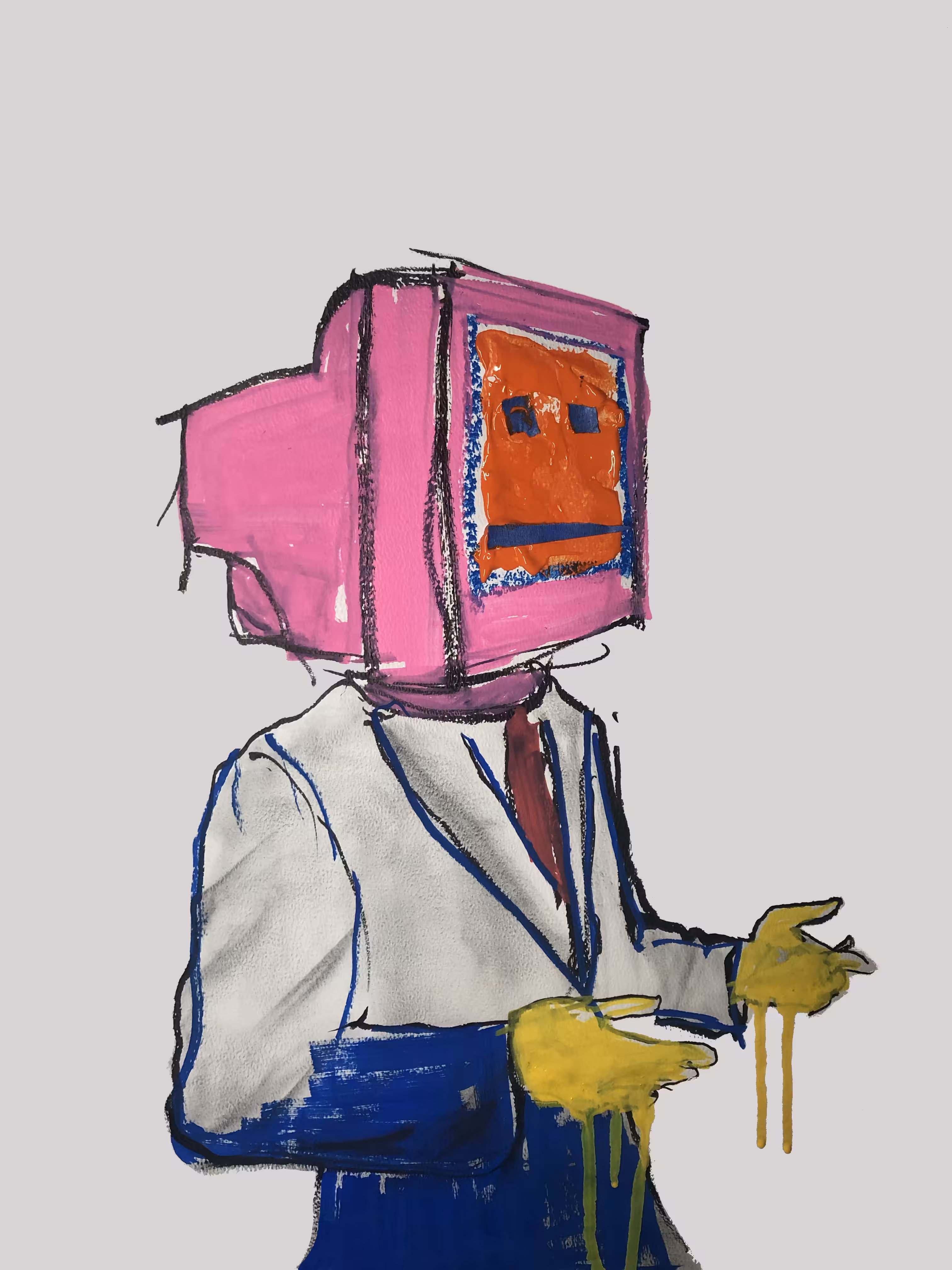 TV head.
