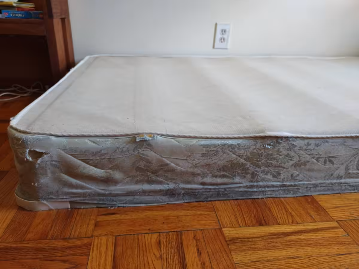 Twin size Sealy Posturepedic mattress and spring box (Bronx)