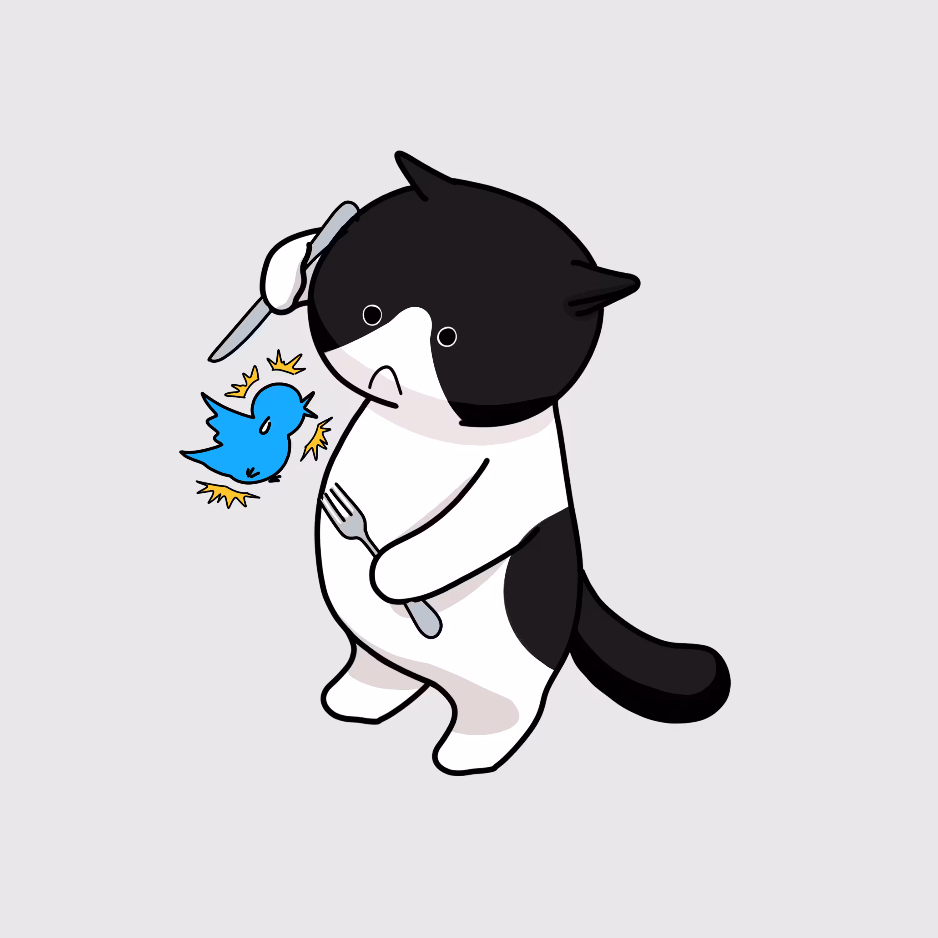 Cat Kill Bird #9