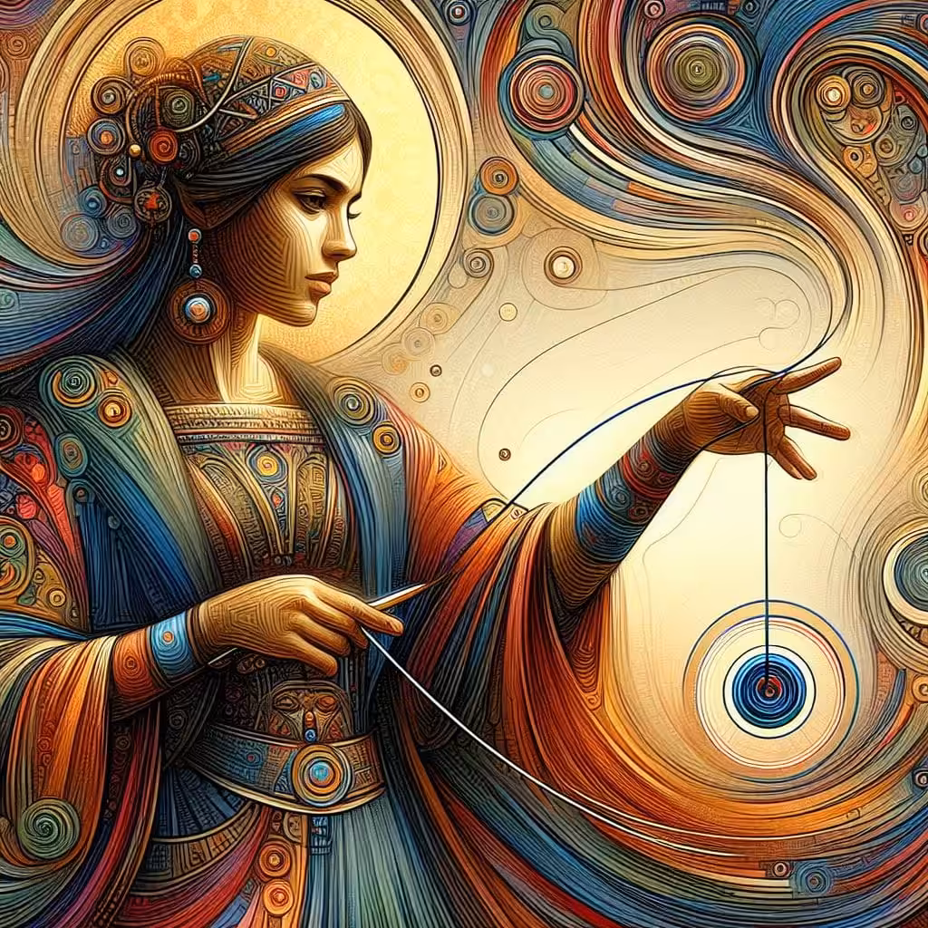 Byzantine woman and the yoyo