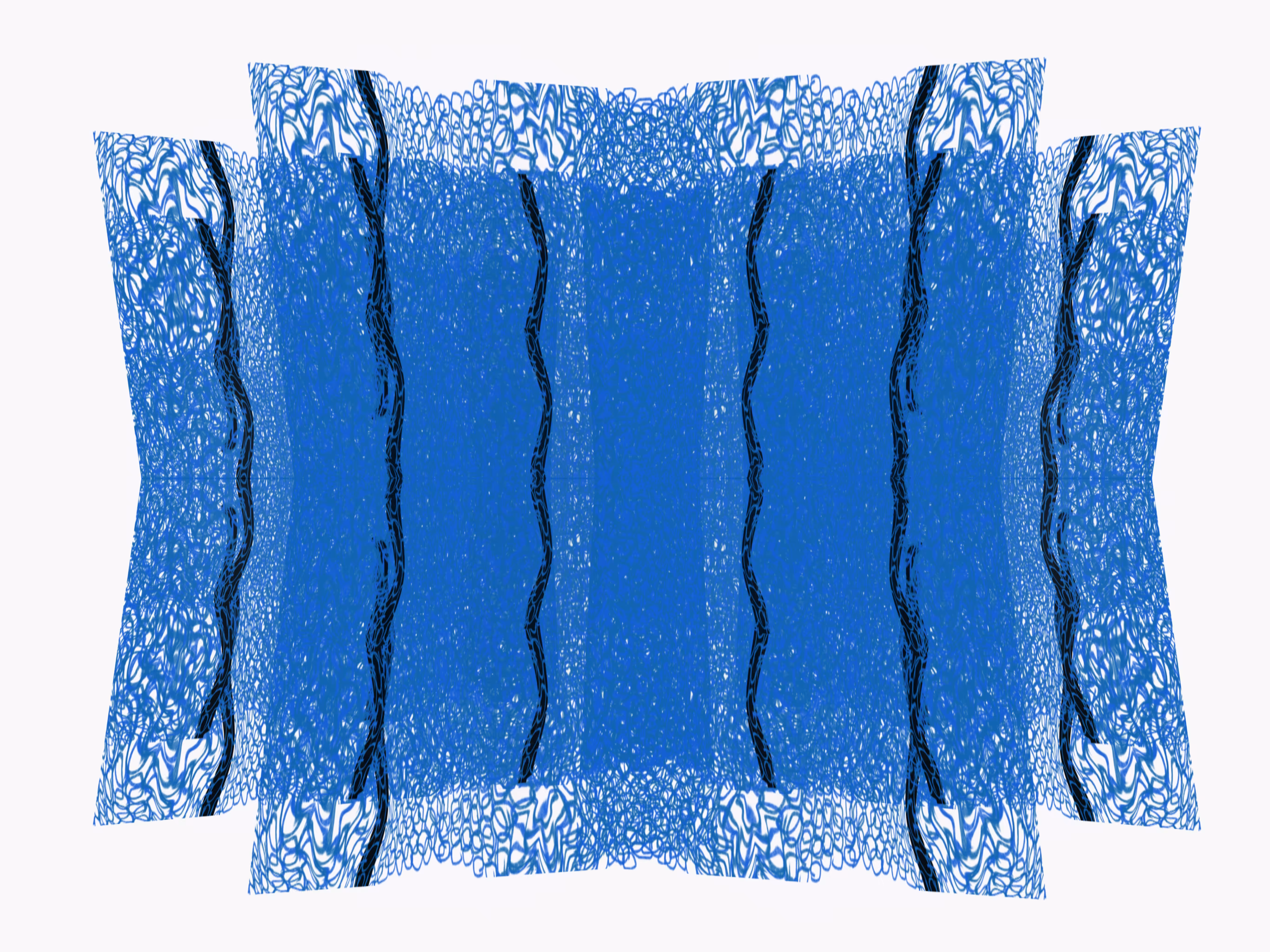 Aus kleinen Kreisen Nr. 5 blau