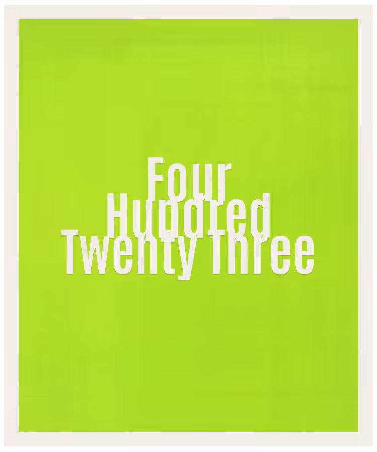 Count #423