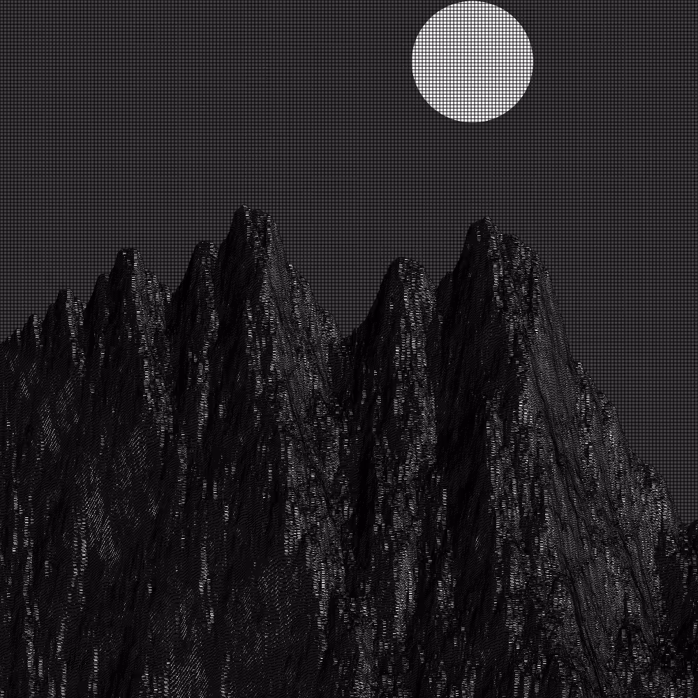 Classic generative landscape #23
