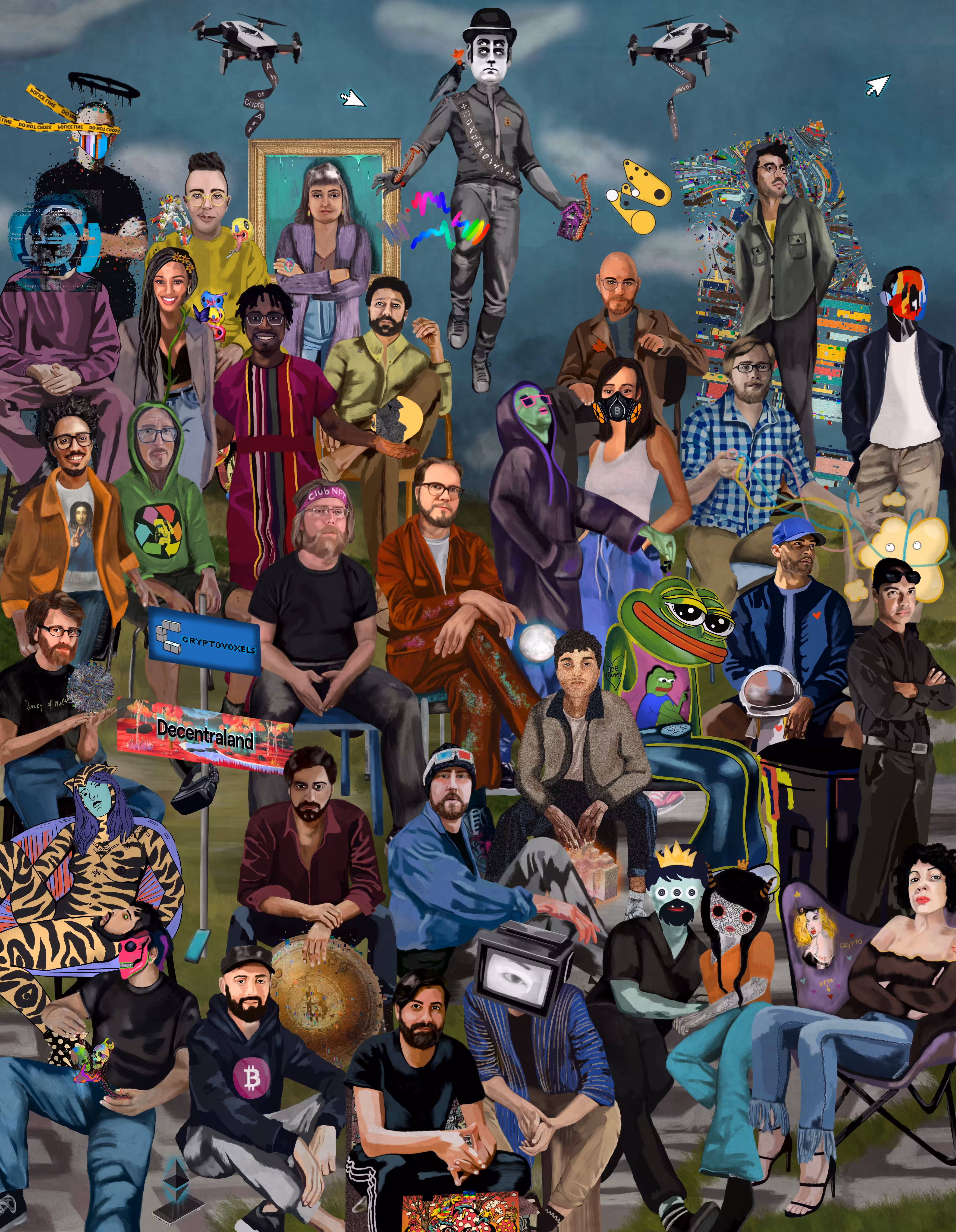 A HISTORY OF CRYPTOART - center