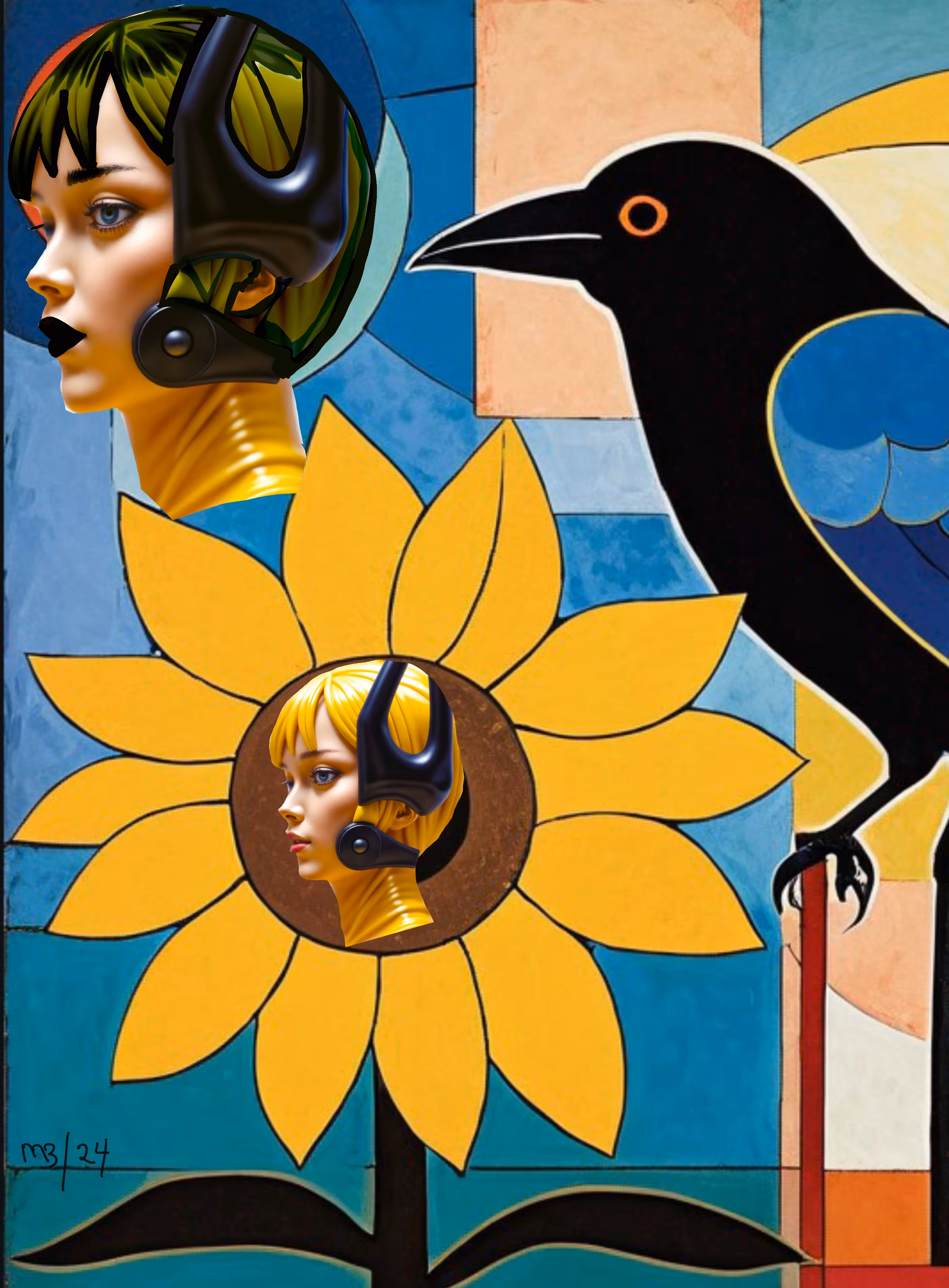 Judy and the blackbird