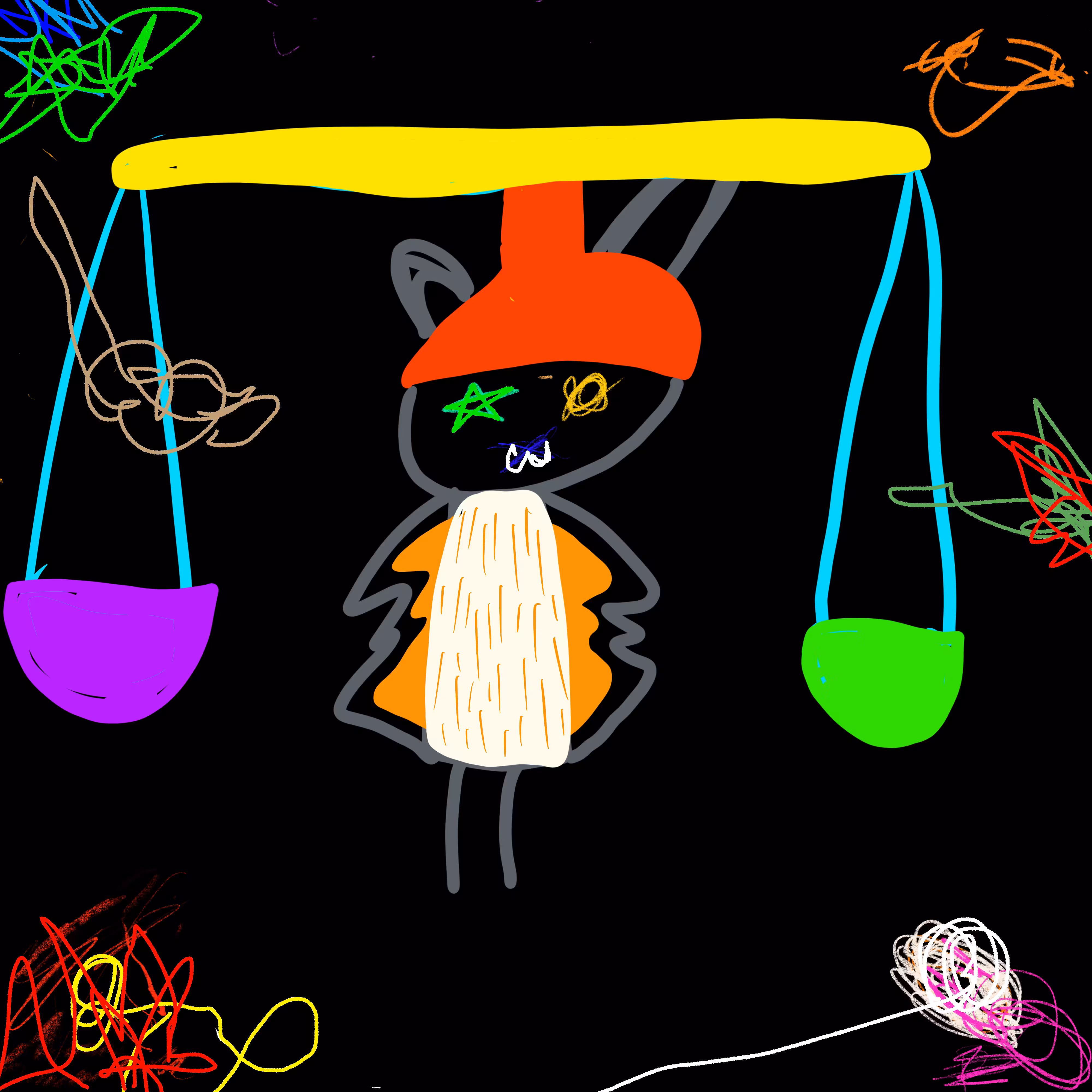 Rainbow Rabbit Libra