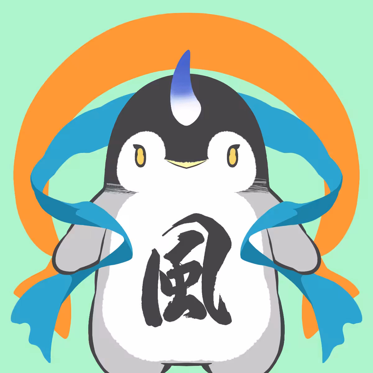 Tiny Penpen #0004 Wind God
