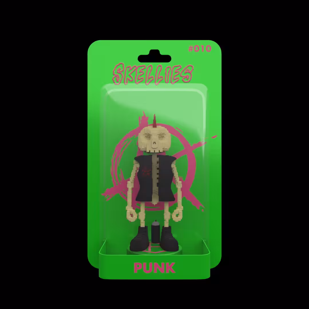 Skellies Voxel - Punk #010
