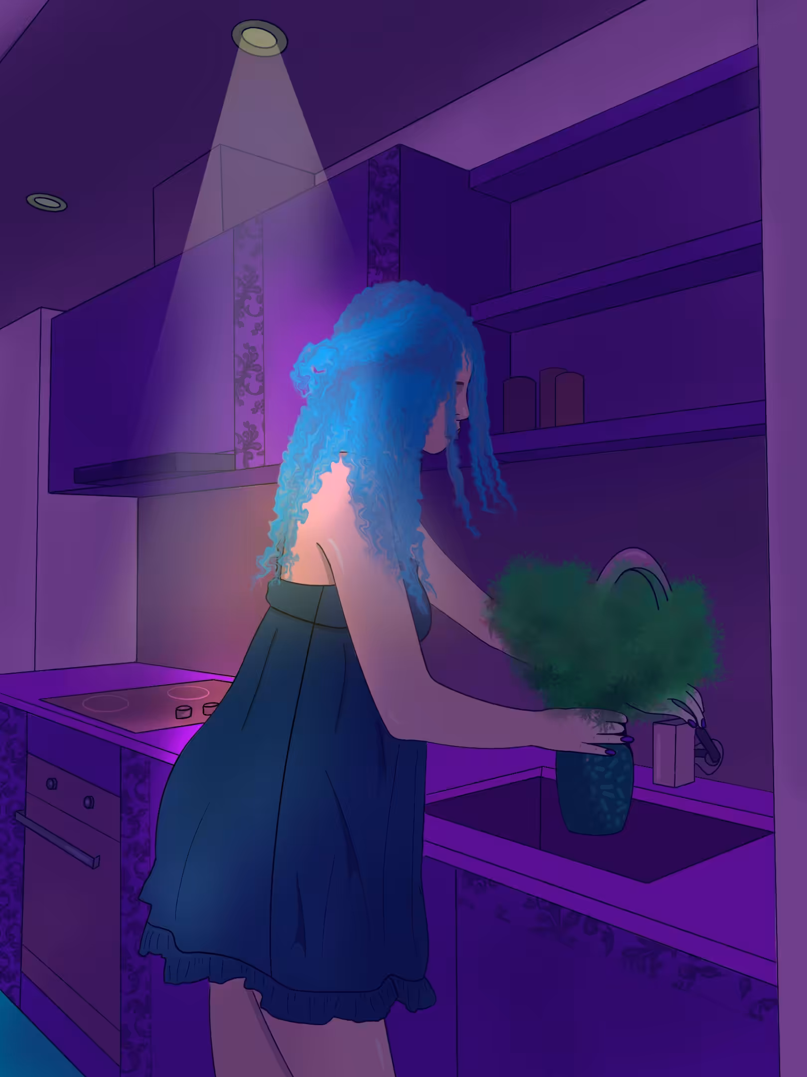 2:45 AM / Blue