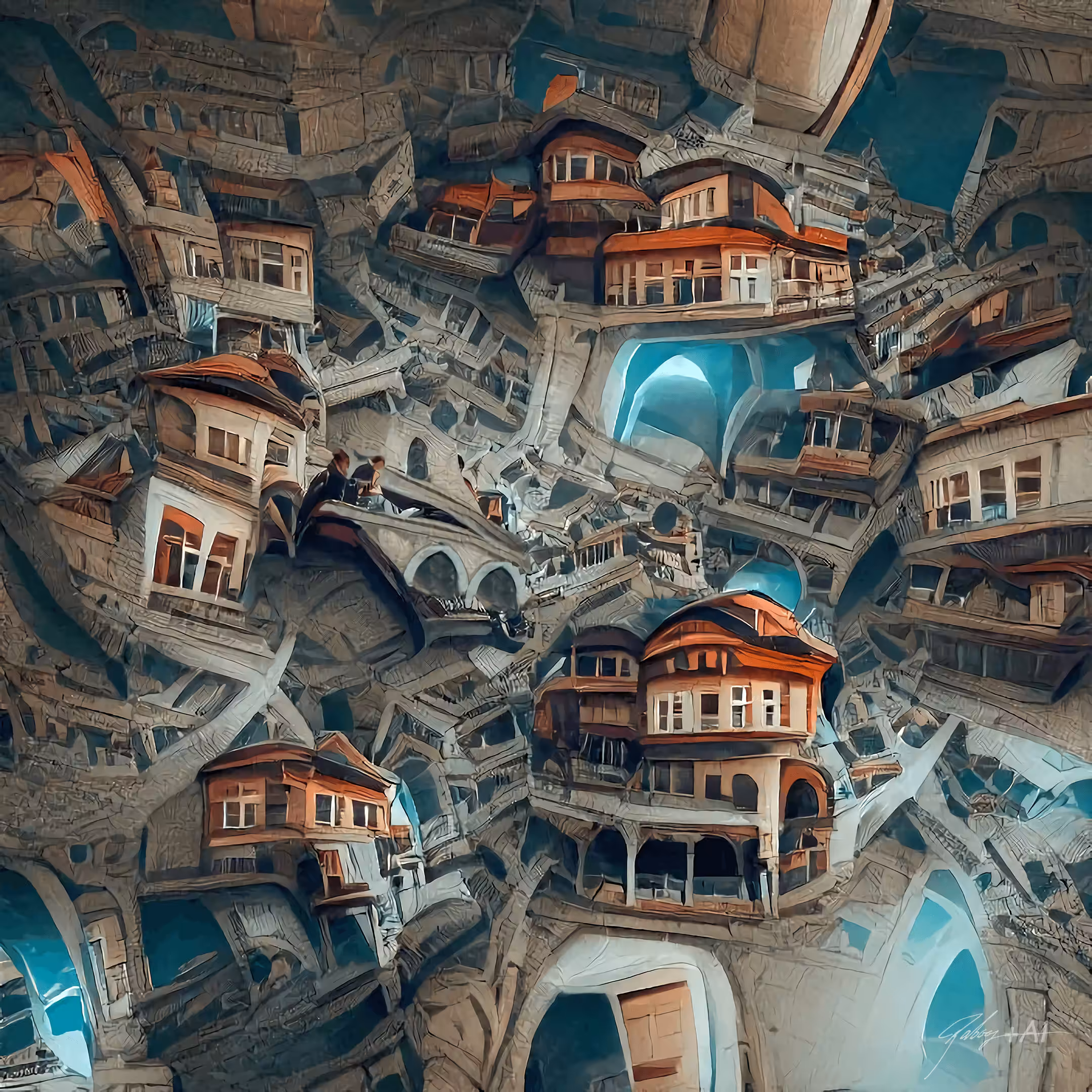4 dimensional Ottoman mansion
